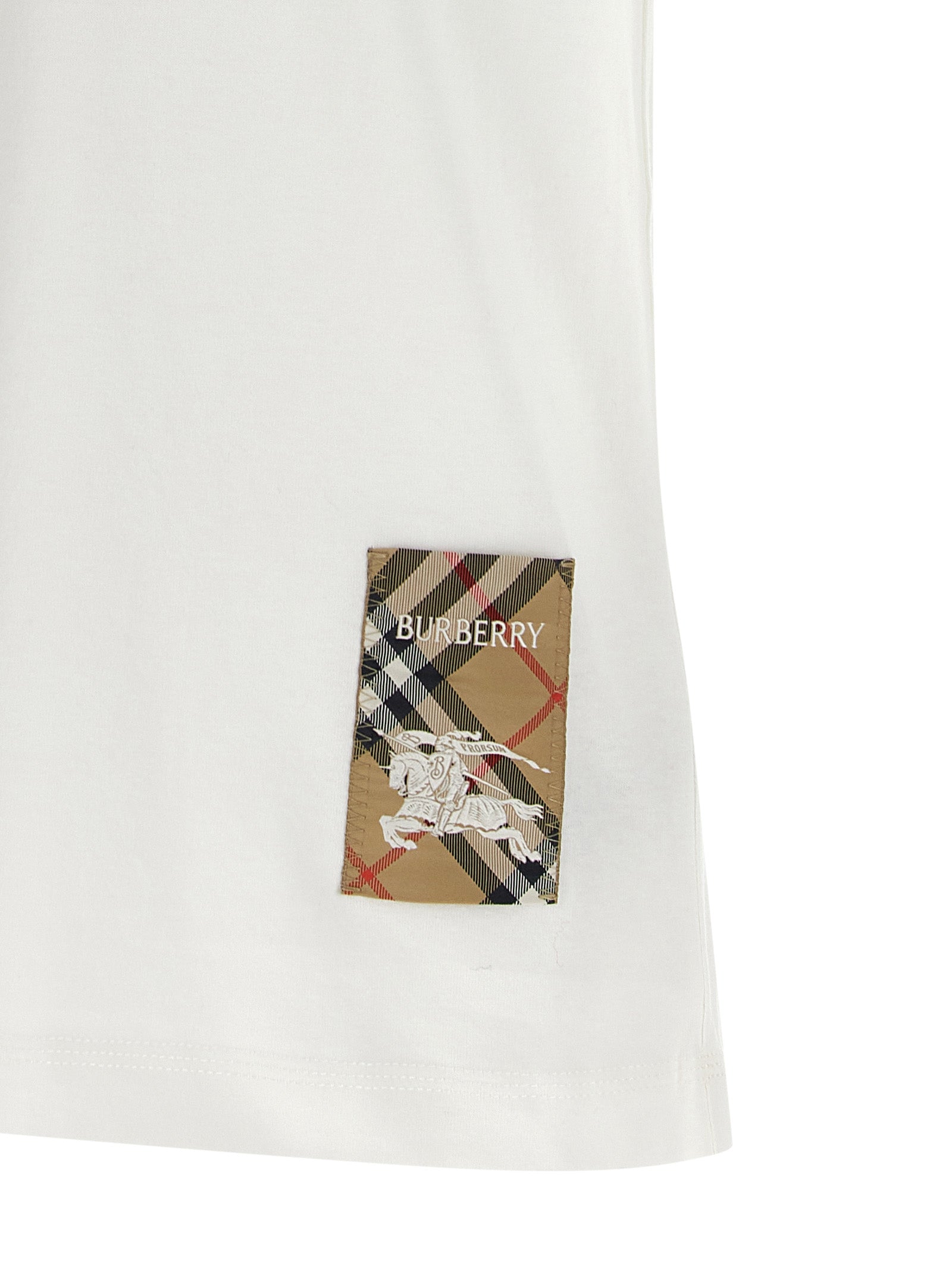 Burberry Burberry Check Patch T-Shirt