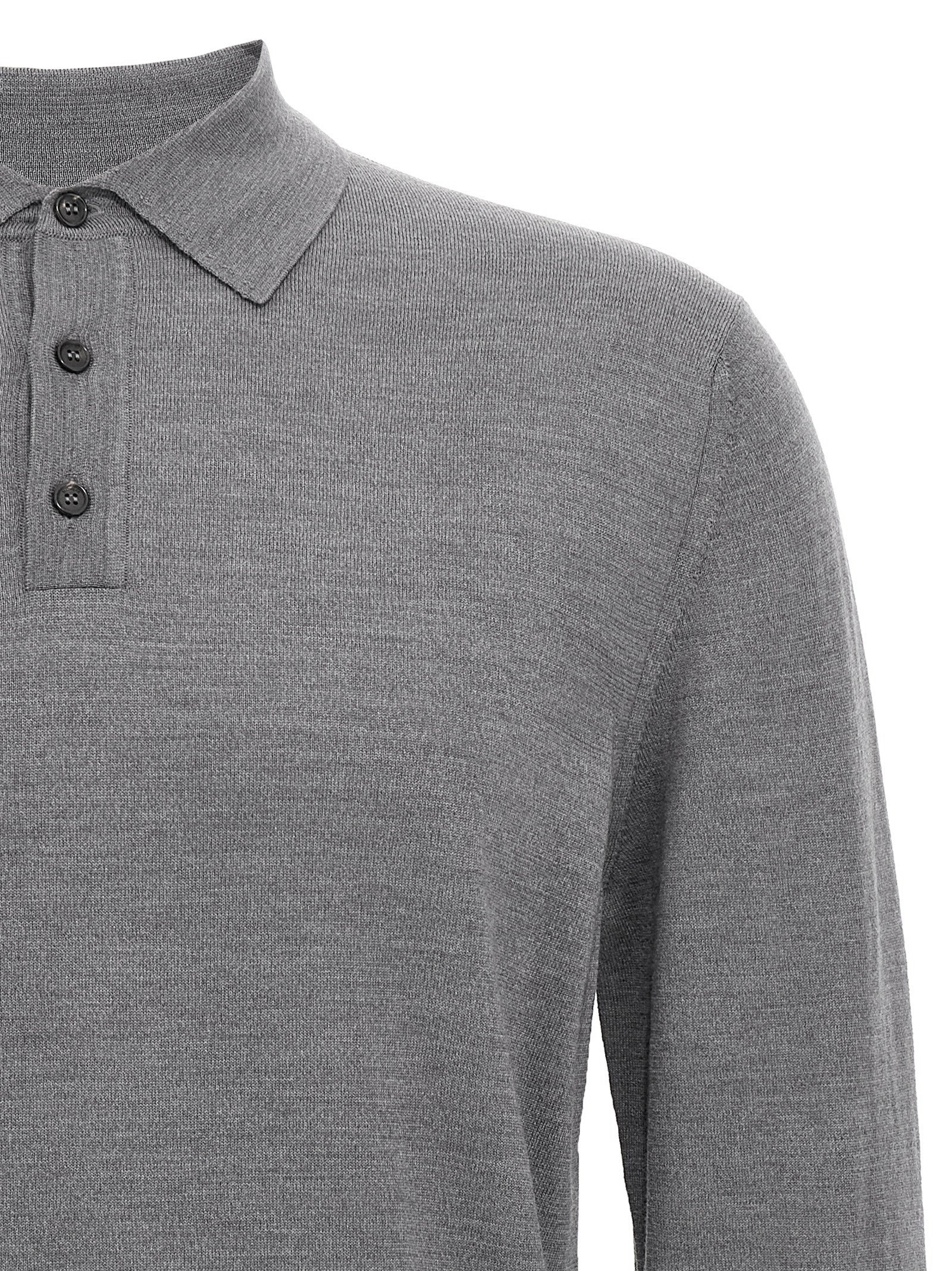 Zanone Virgin Wool Polo Shirt