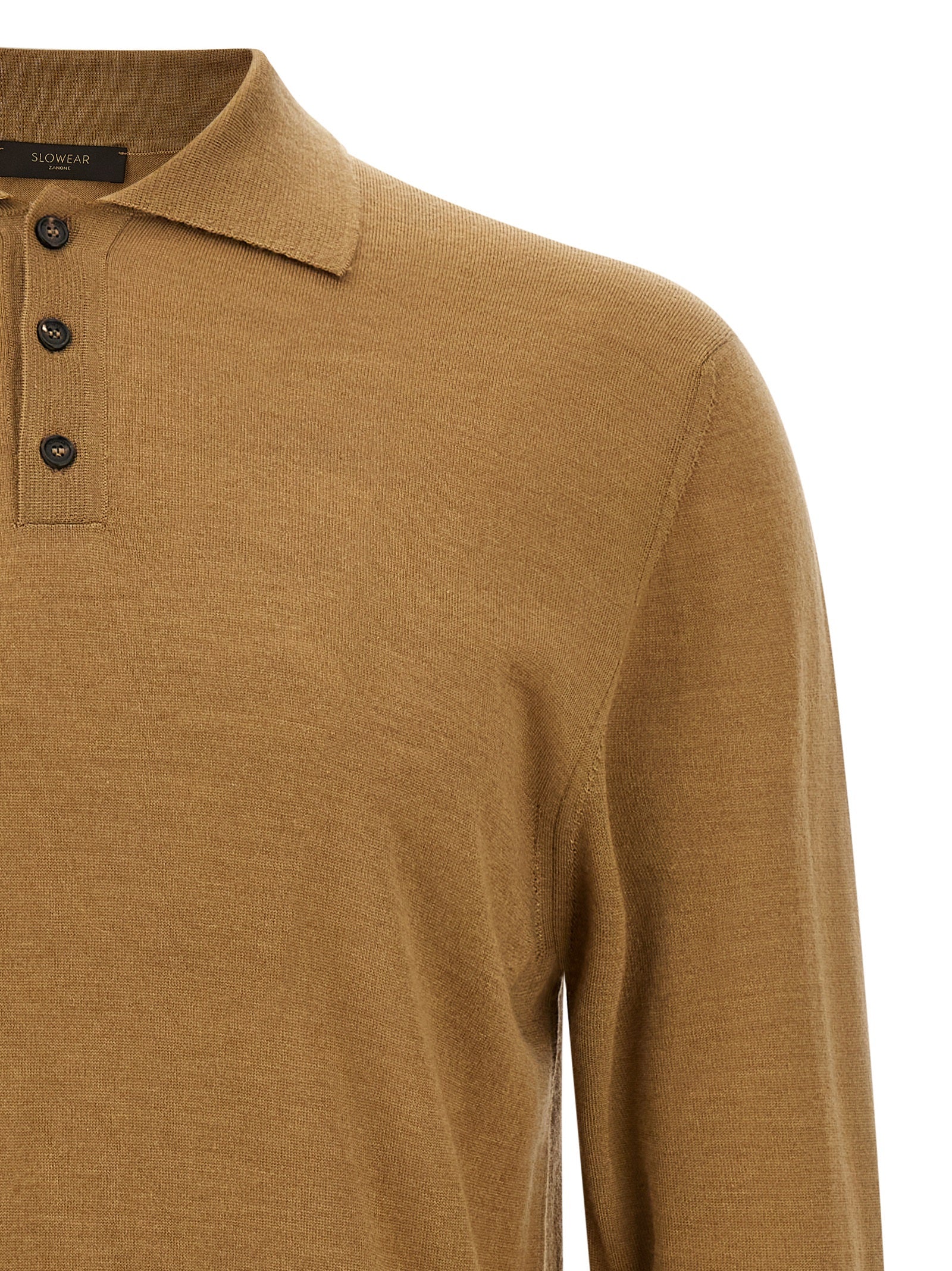 Zanone Virgin Wool Polo Shirt