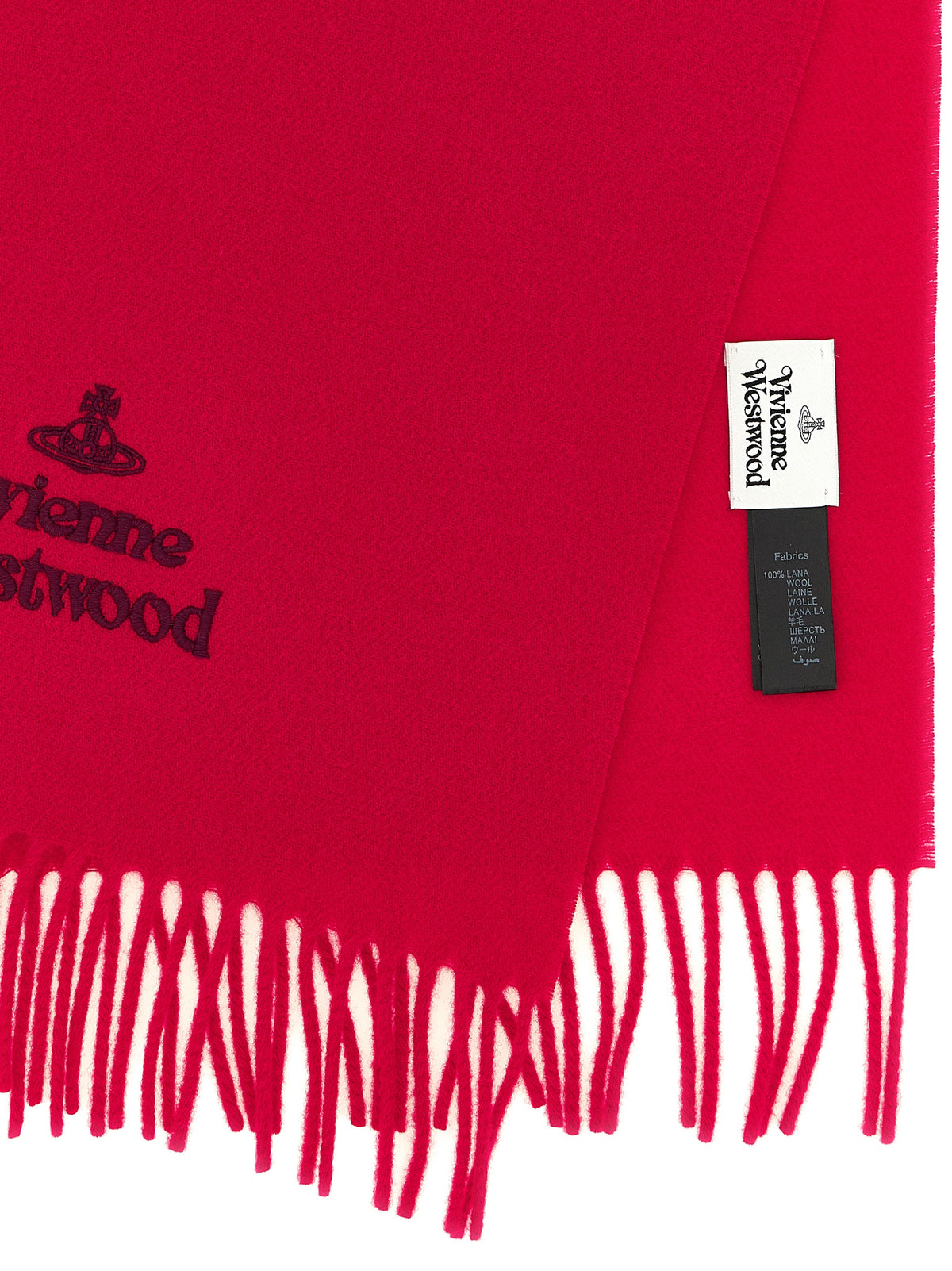 Vivienne Westwood Scarf With Embroidered Logo