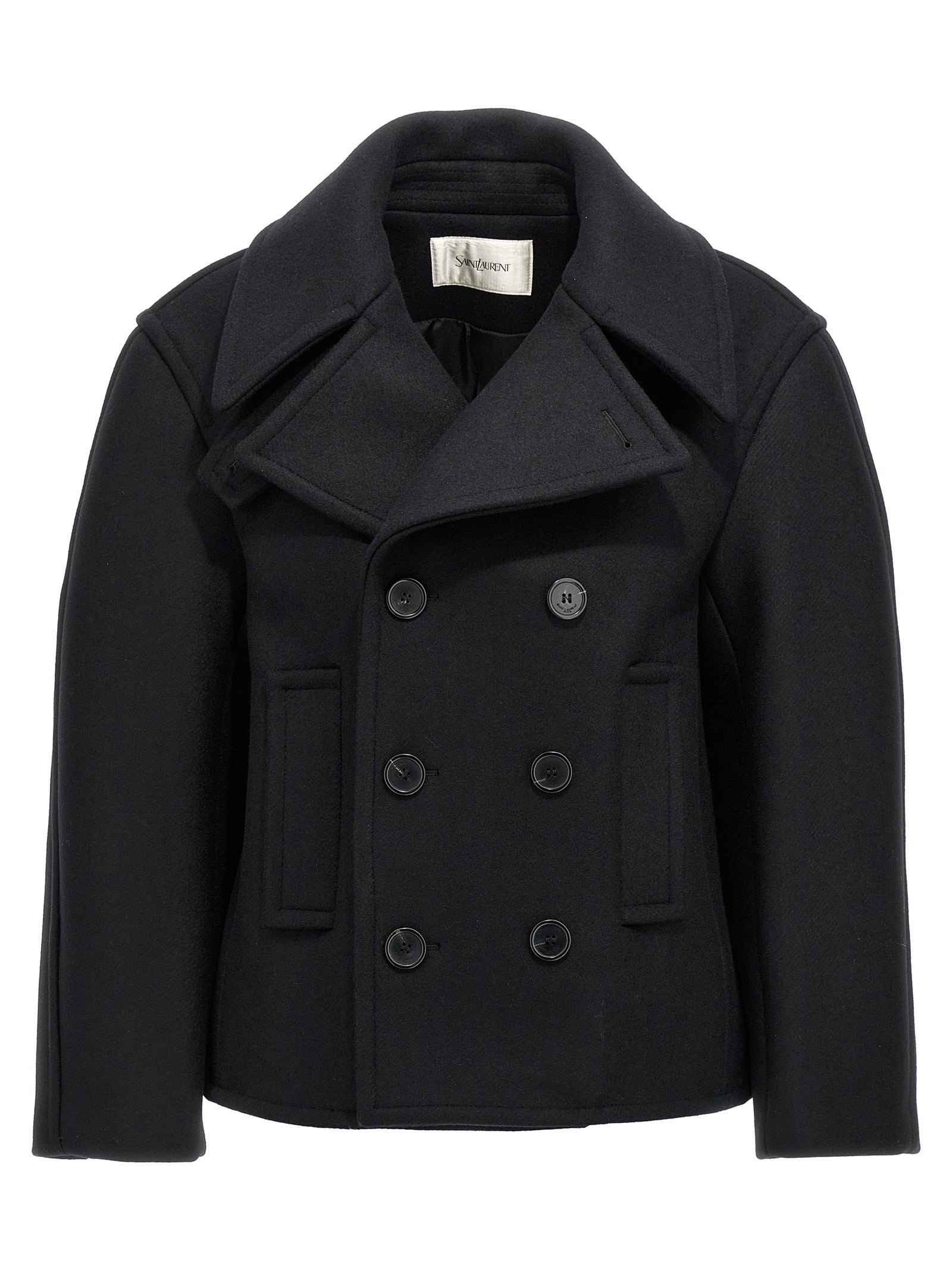 Saint Laurent Oversized Caban Coat