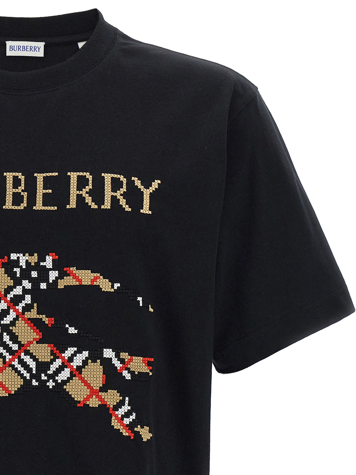 Burberry Cross Stitch T-Shirt