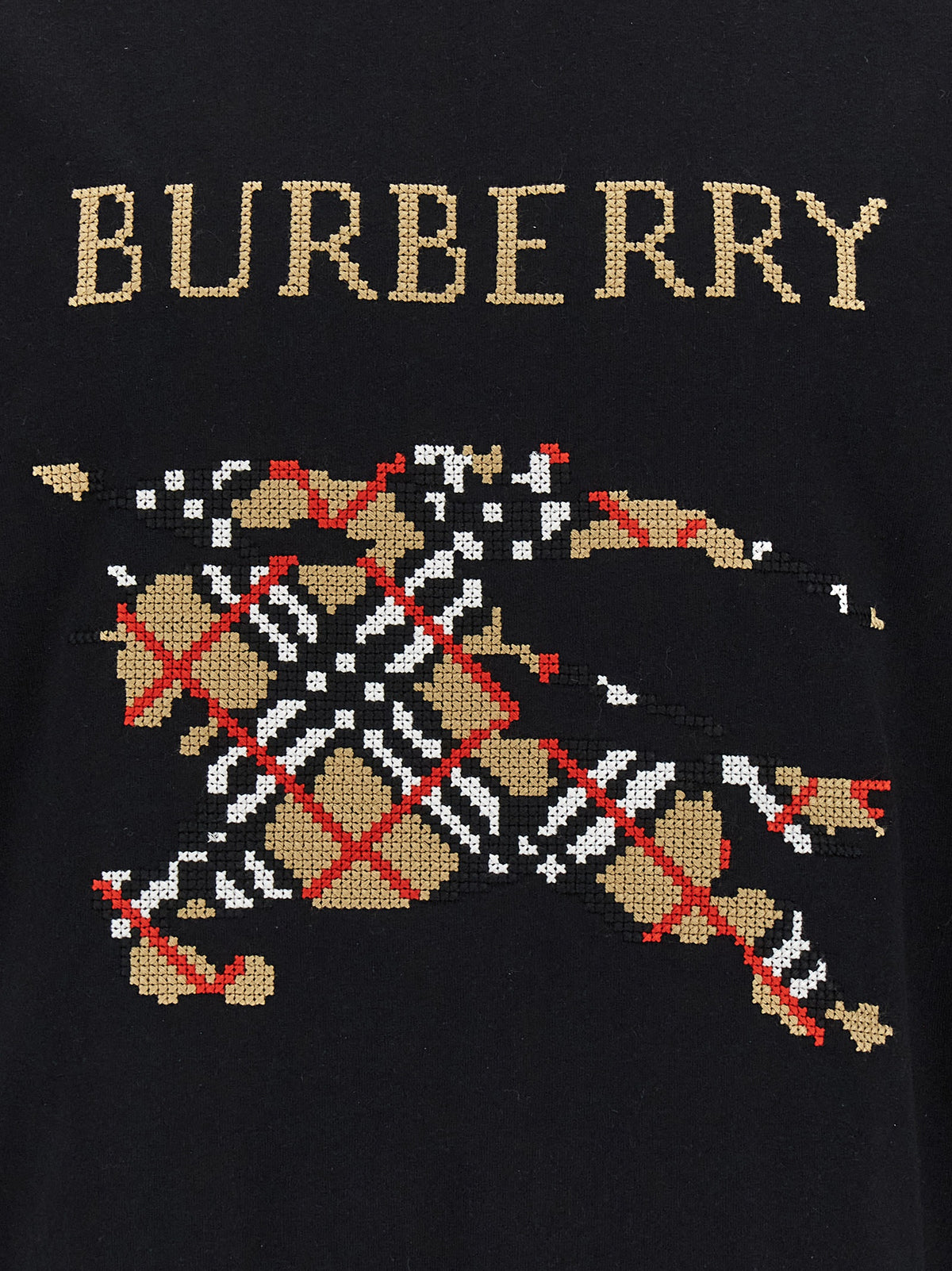 Burberry Cross Stitch T-Shirt