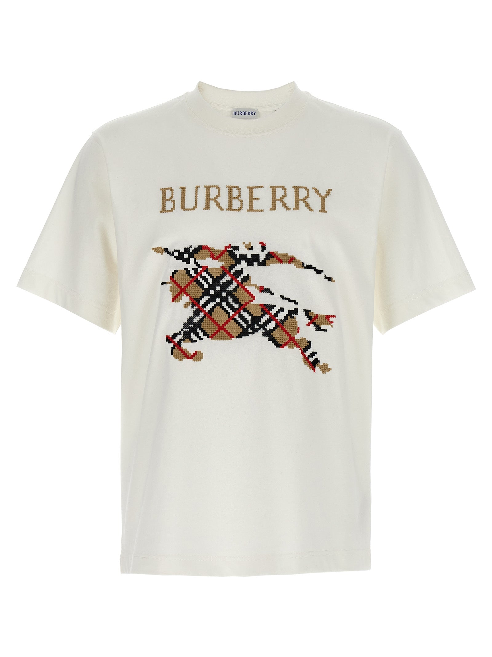 Burberry Cross Stitch T-Shirt