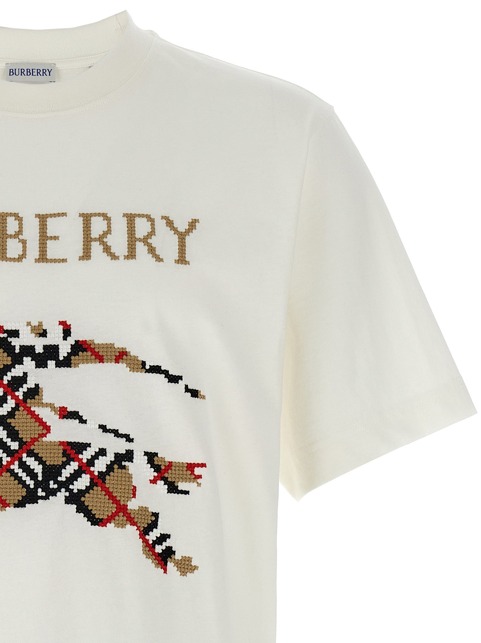Burberry Cross Stitch T-Shirt
