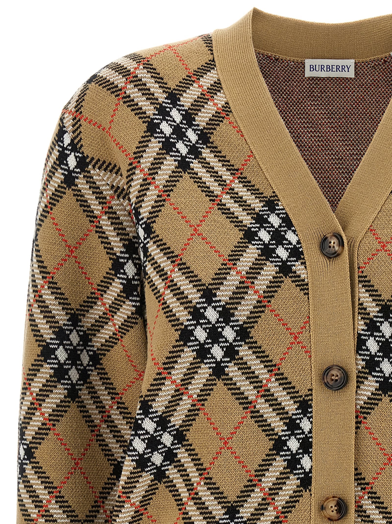 Burberry Cardigan Burberry Check