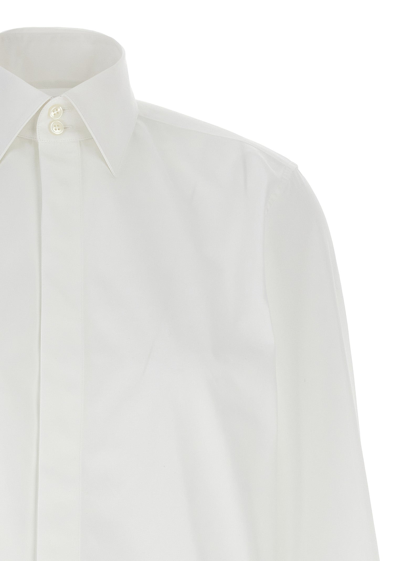 Saint Laurent Logo Embroidery Shirt