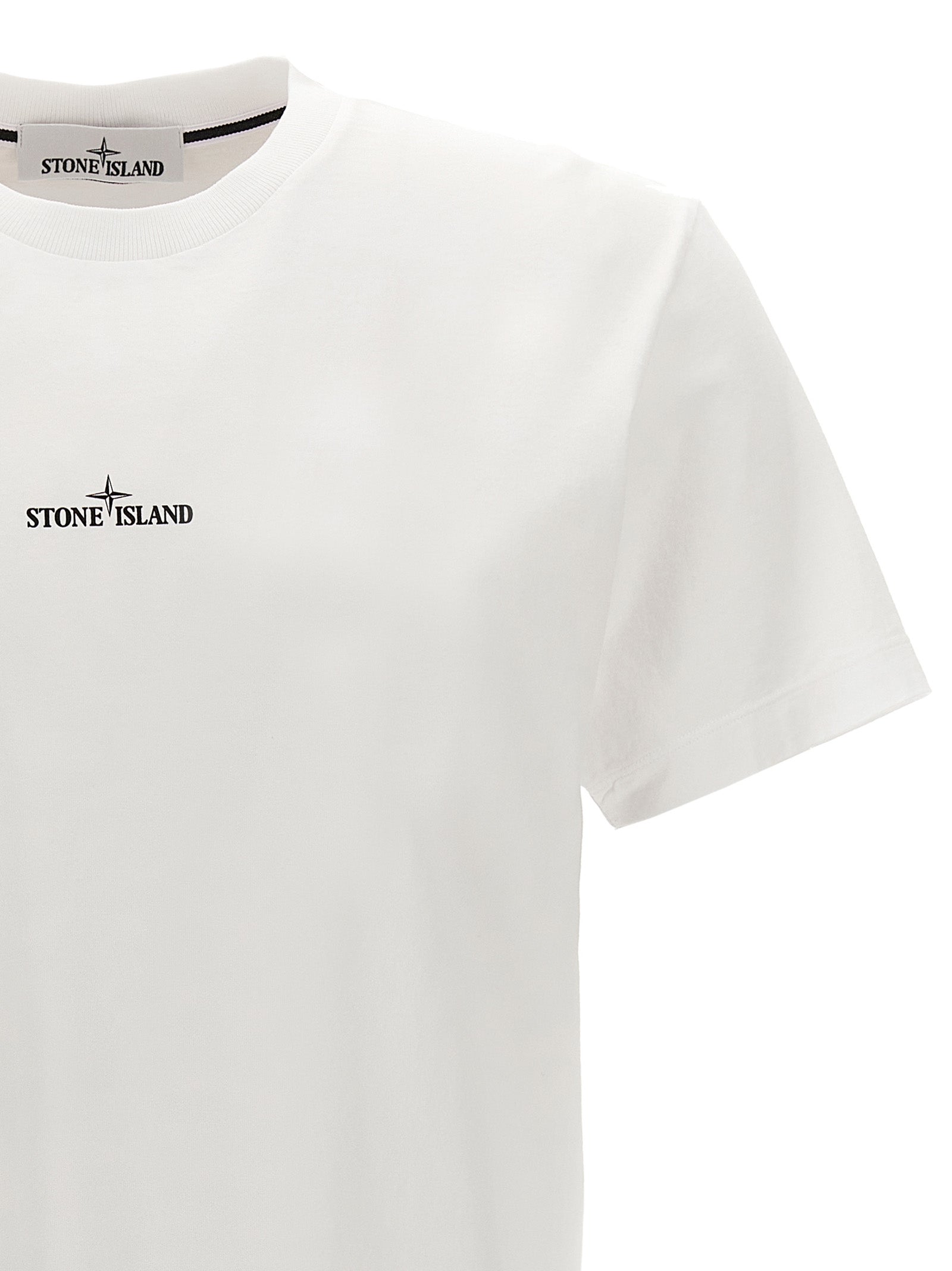 Stone Island Logo Print T-Shirt