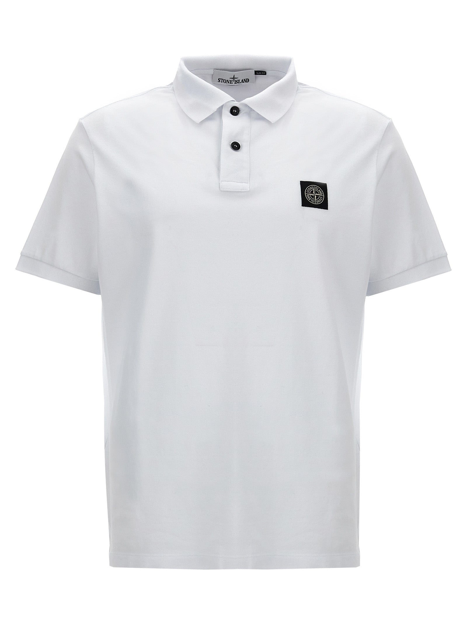 Stone Island Logo Patch Polo Shirt