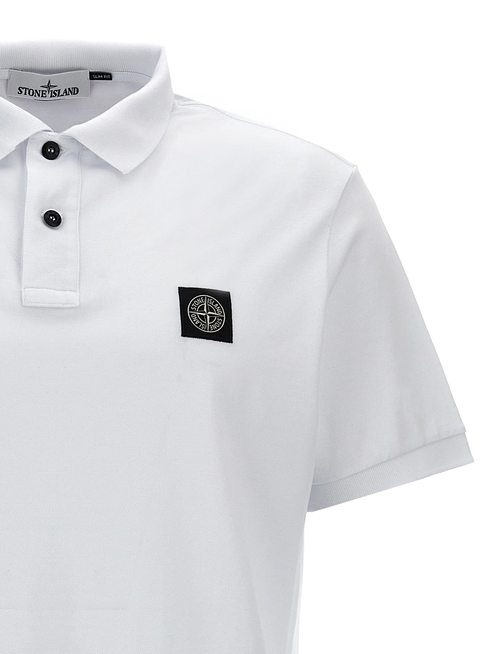 Stone Island Logo Patch Polo Shirt