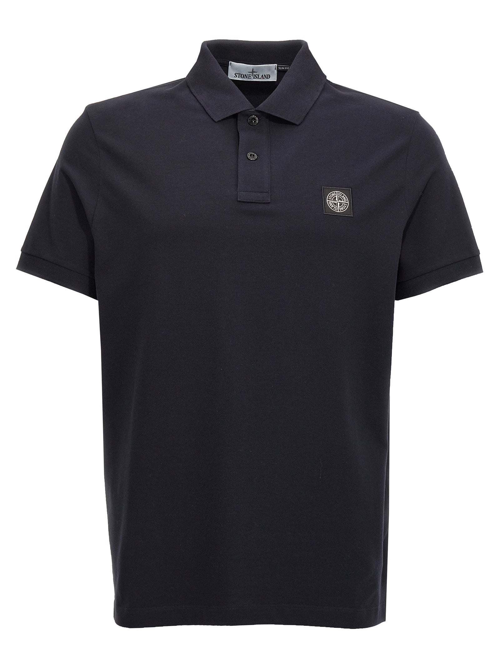 Stone Island Logo Patch Polo Shirt