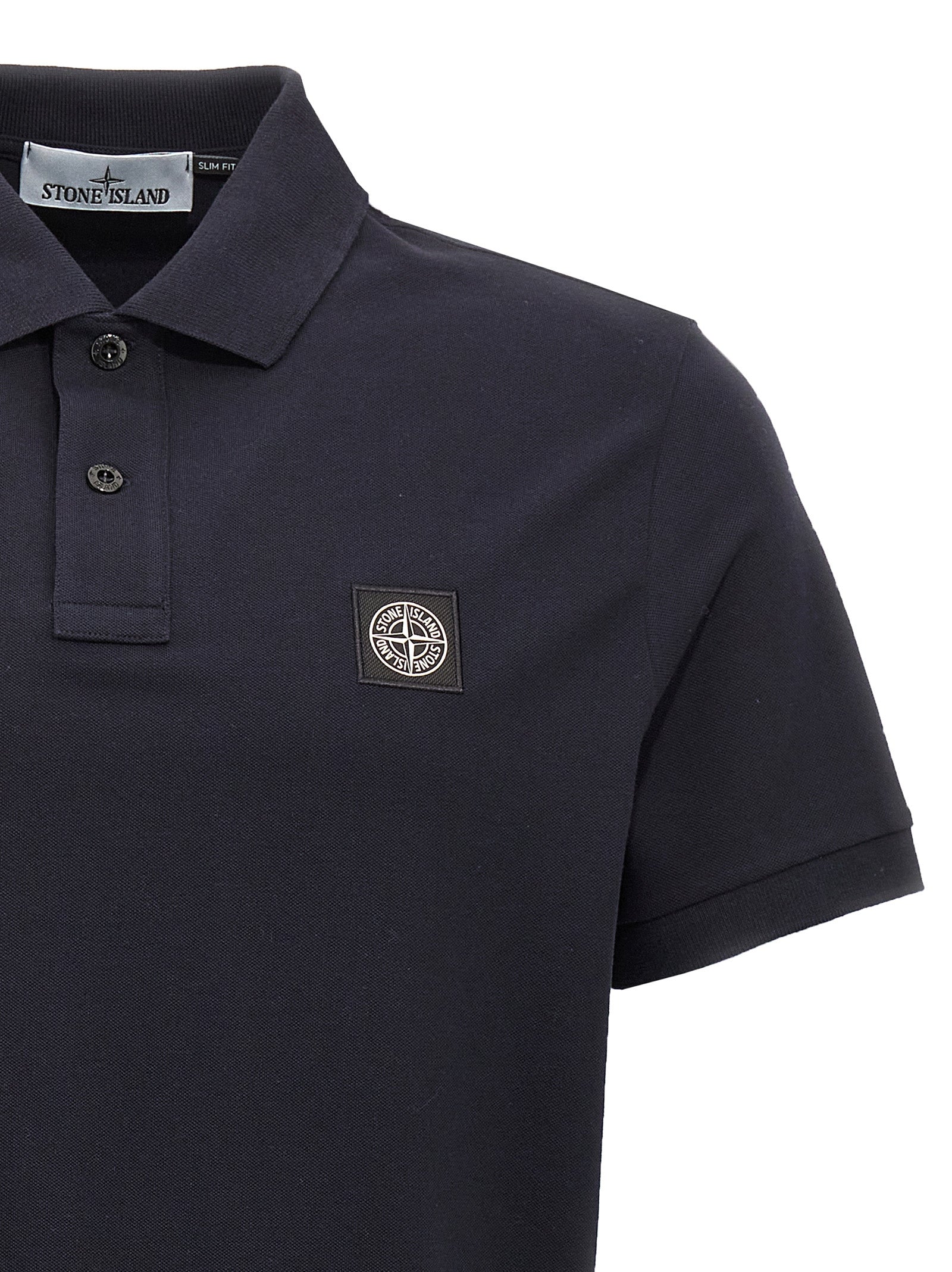 Stone Island Logo Patch Polo Shirt