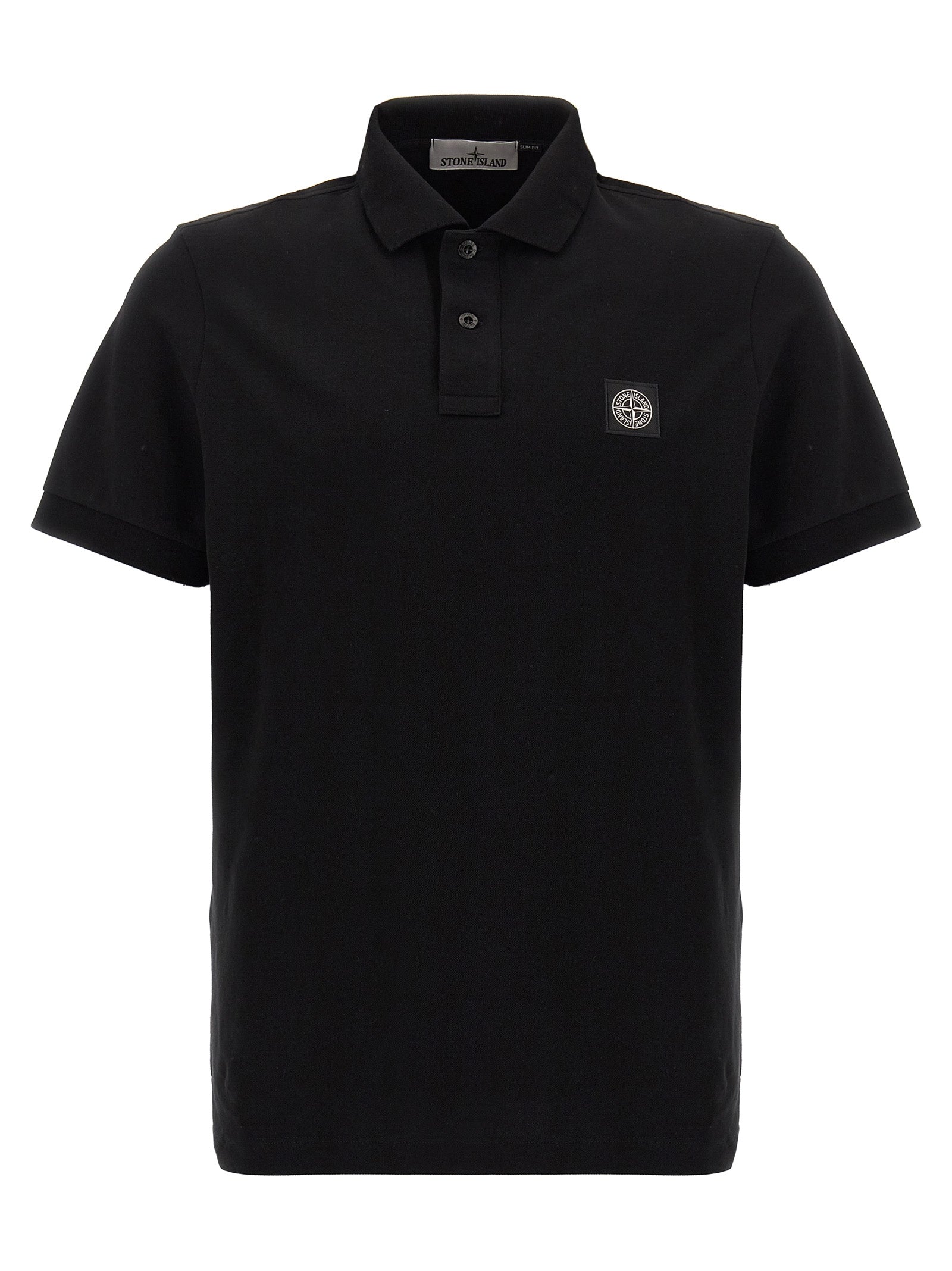 Stone Island Logo Patch Polo Shirt