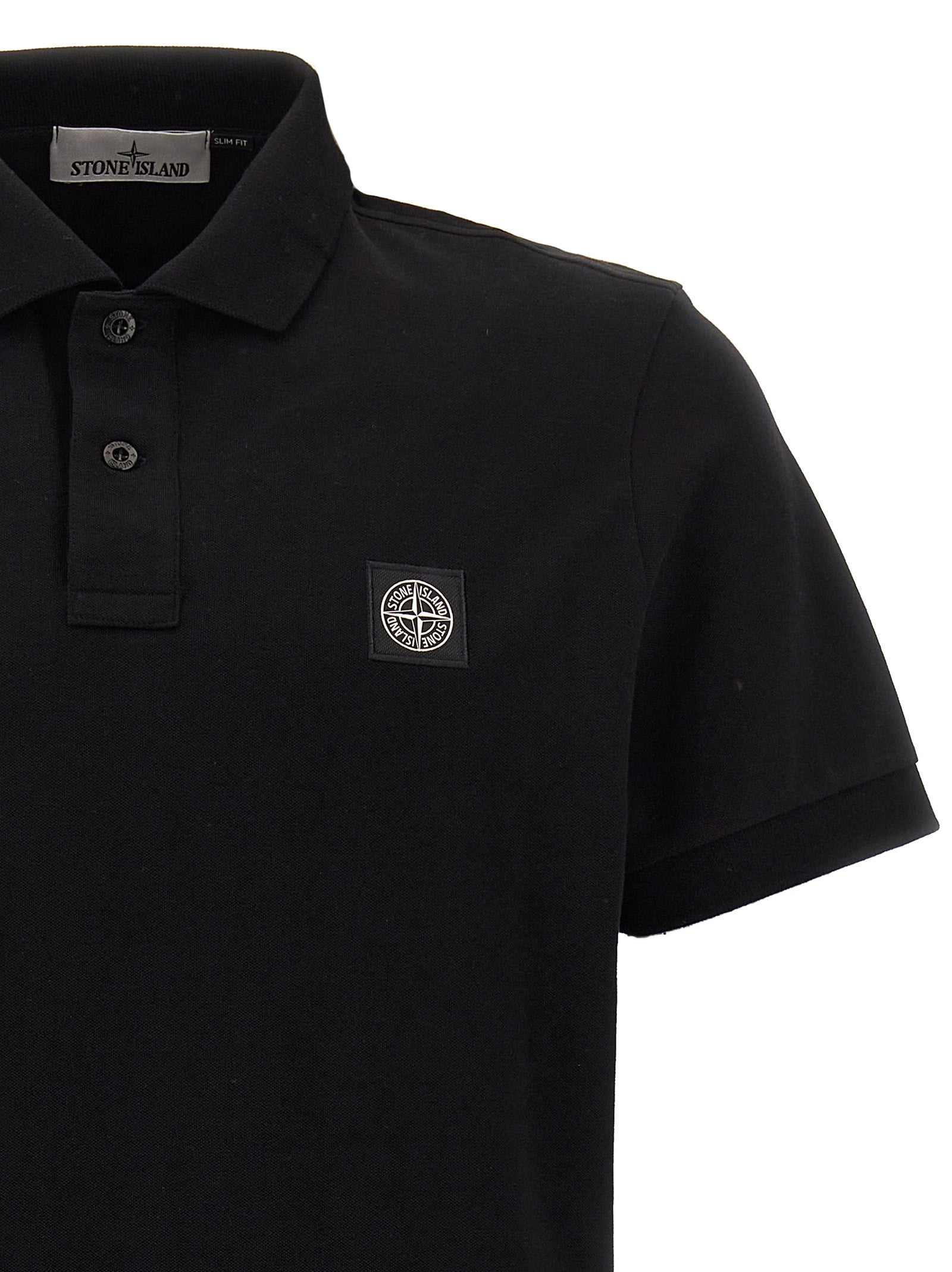 Stone Island Logo Patch Polo Shirt