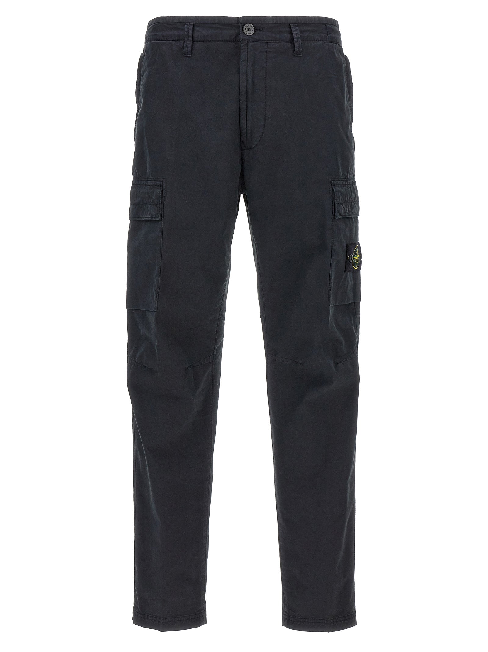 Stone Island Logo Patch Cargo Pants