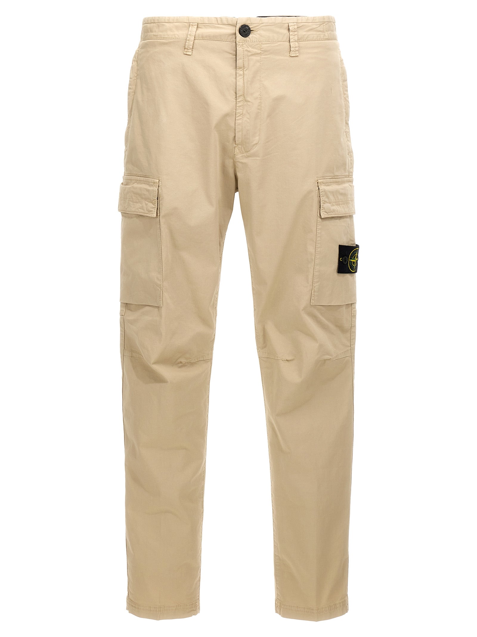 Stone Island Logo Patch Cargo Pants