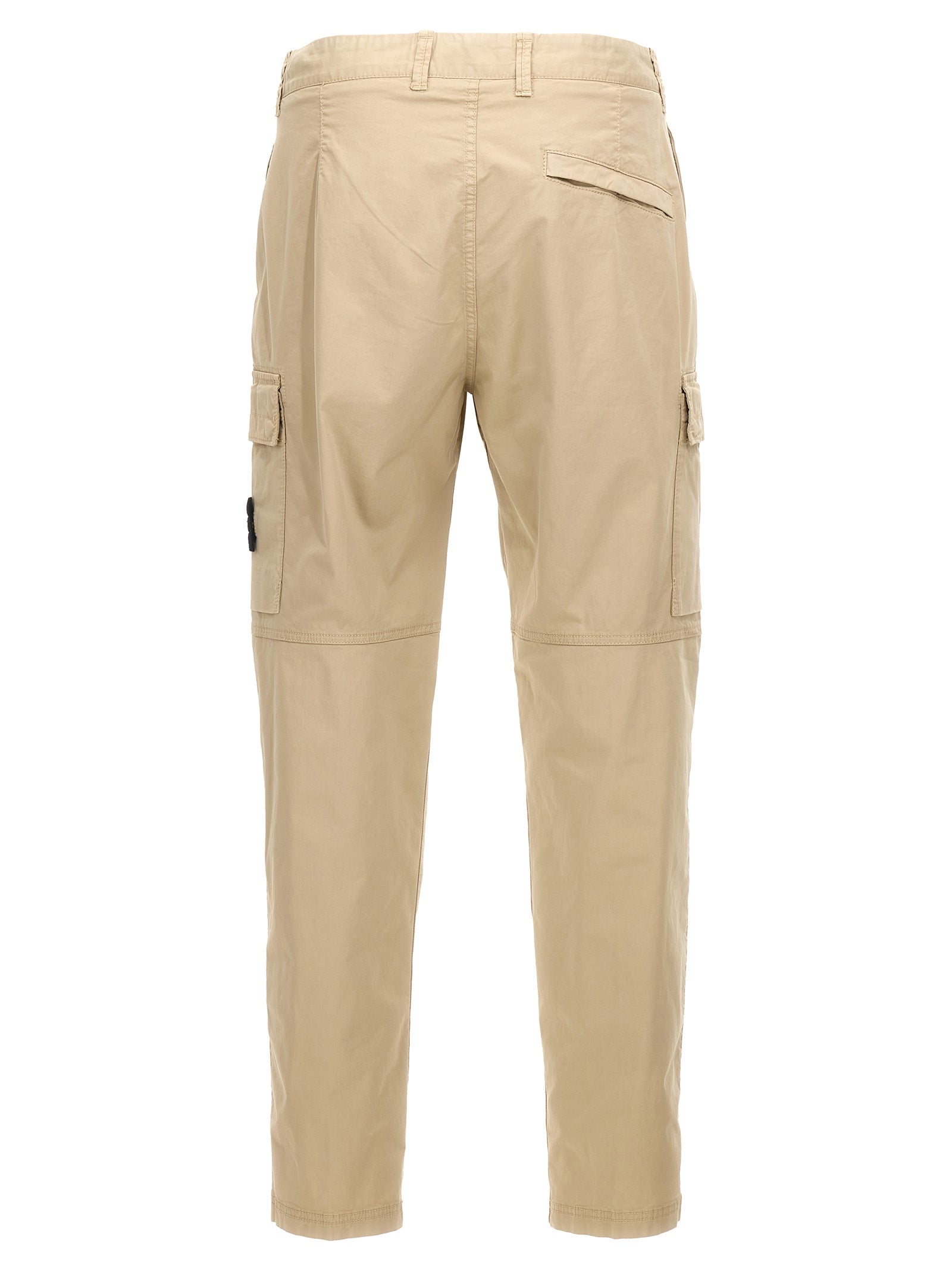 Stone Island Logo Patch Cargo Pants