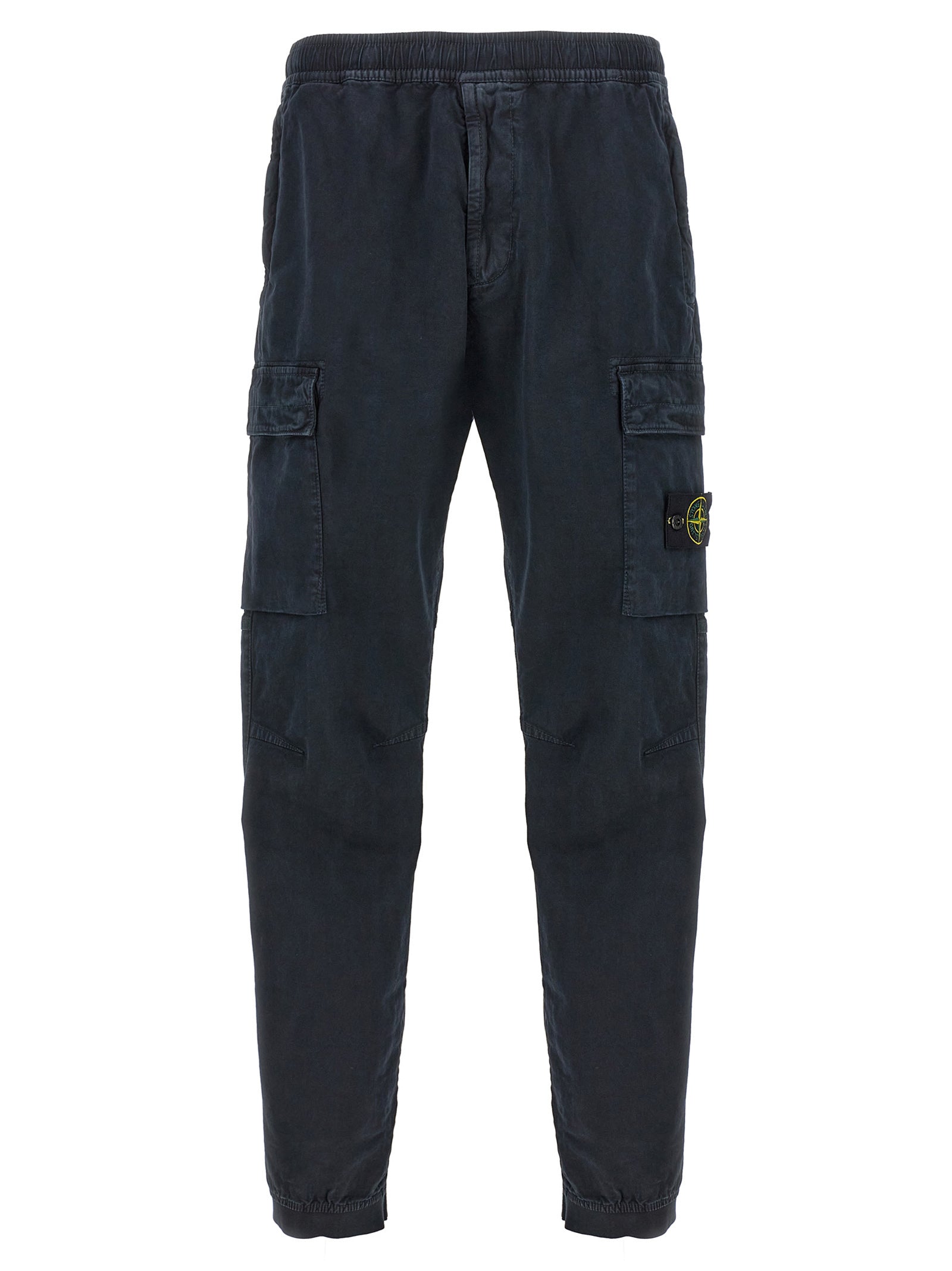 Stone Island Logo Patch Cargo Pants