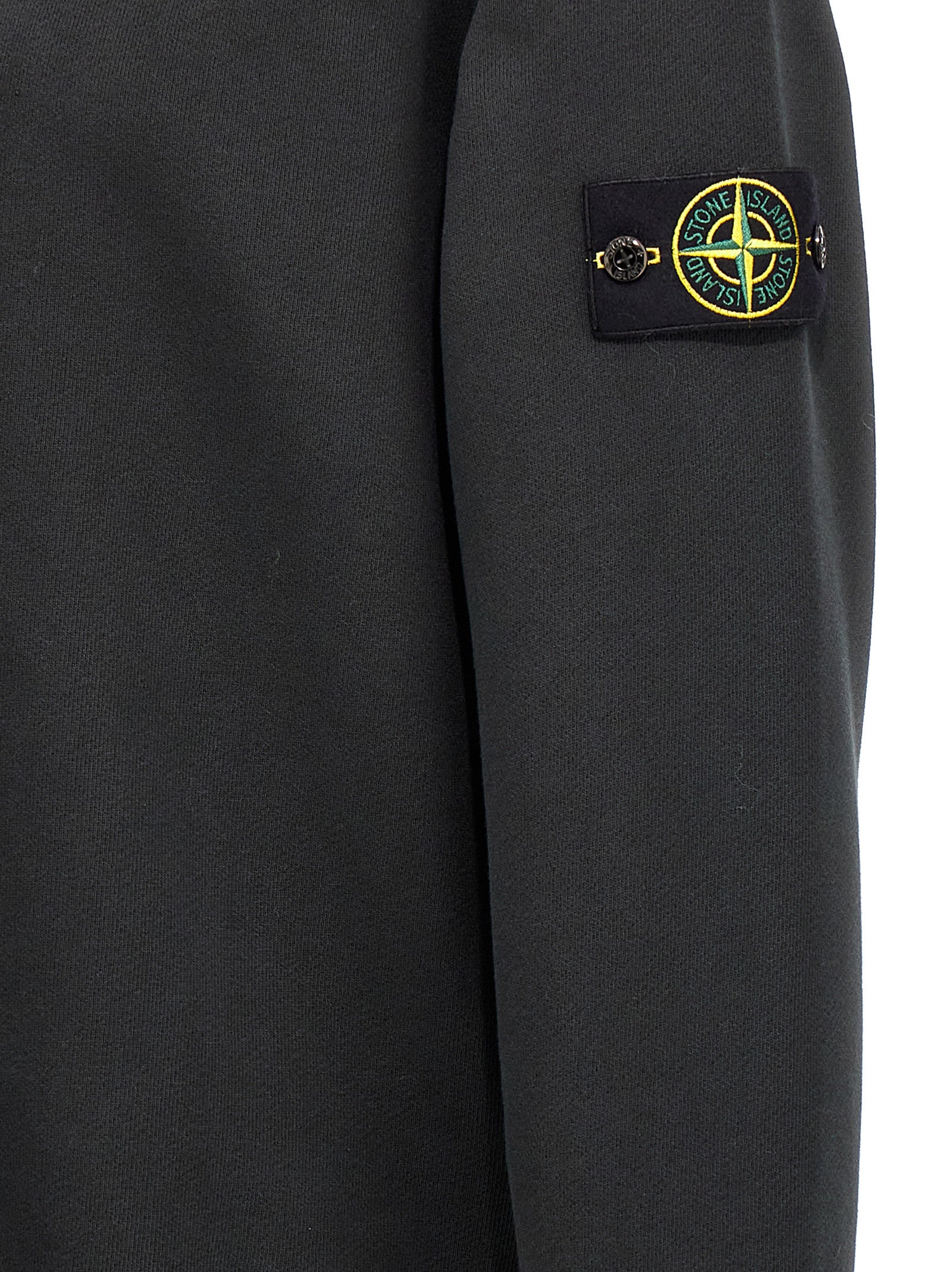 Stone Island Logo Badge Sweatshirt