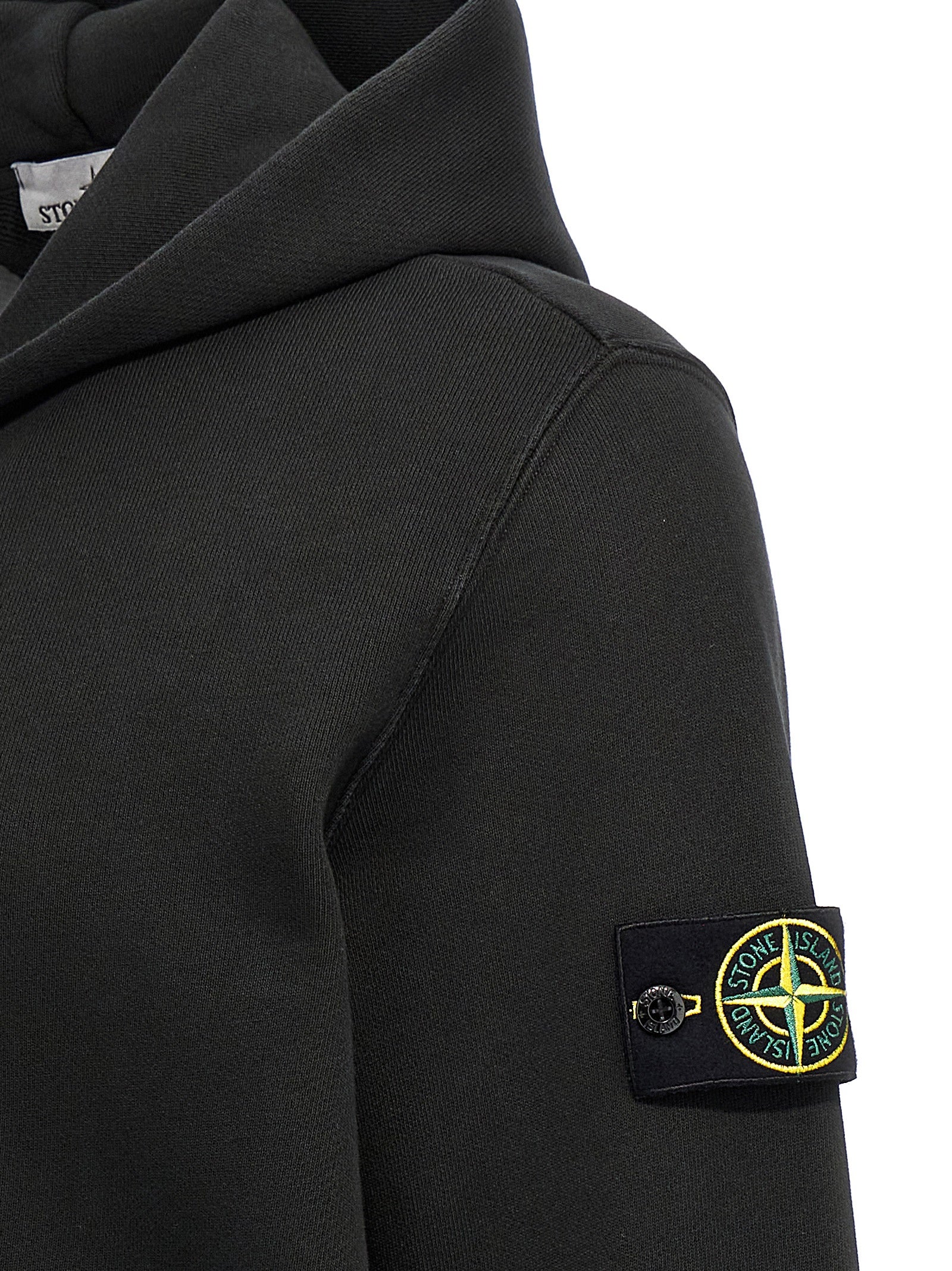 Stone Island Logo Badge Hoodie