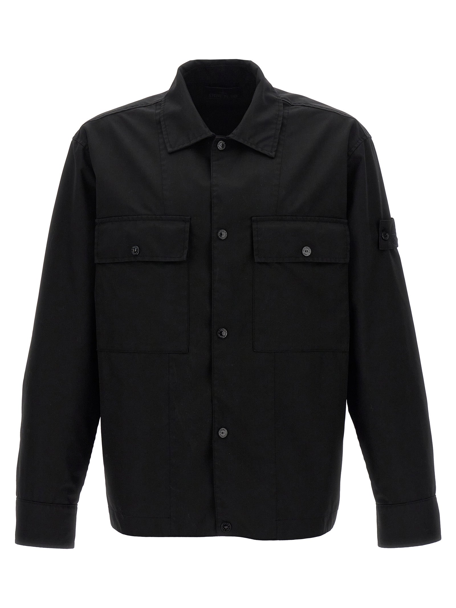 Stone Island Logo Patch Overshirt