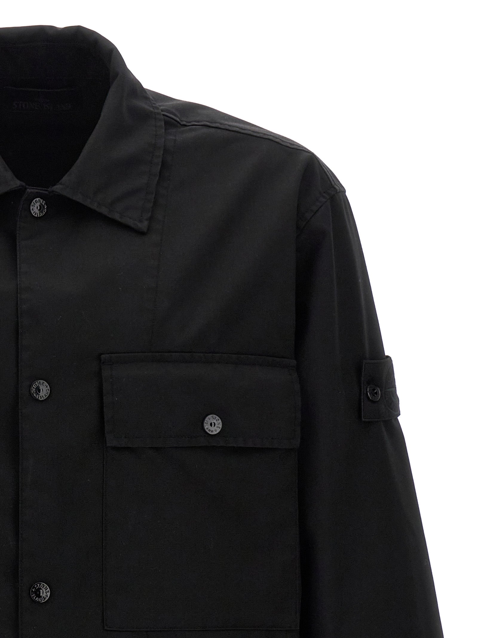 Stone Island Logo Patch Overshirt