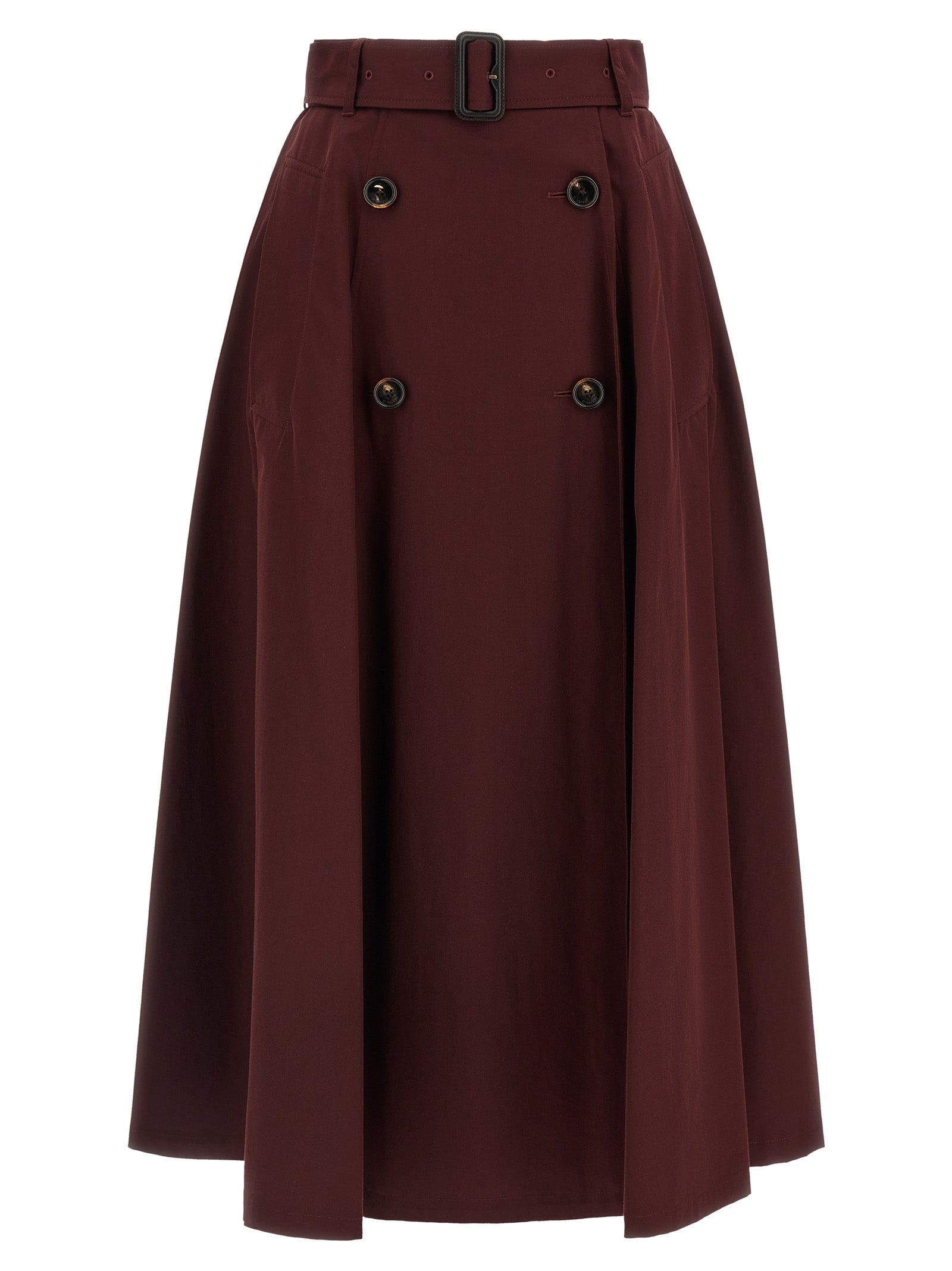 Burberry Gabardine Trench Coat Skirt