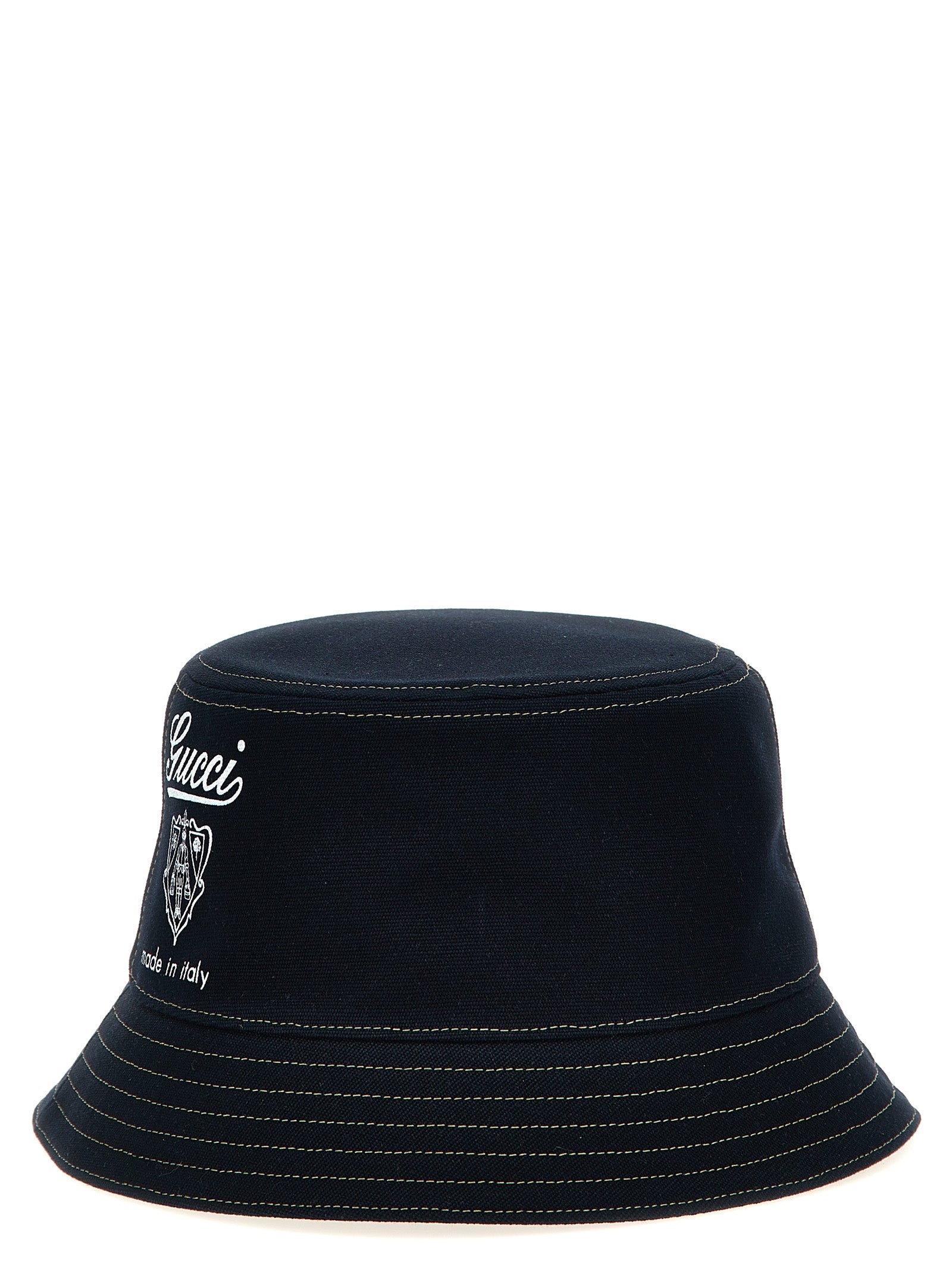 Gucci Gucci Coat Of Arms Bucket Hat