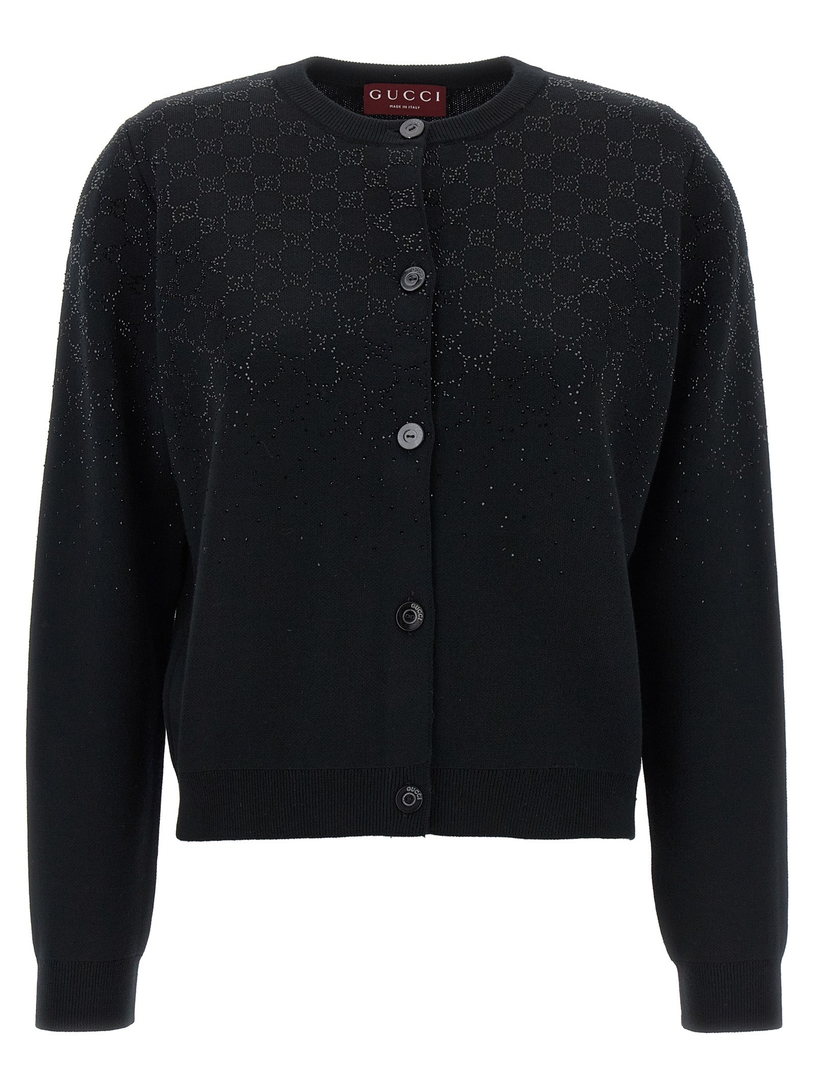 Gucci 'Gg' Crystal Cardigan