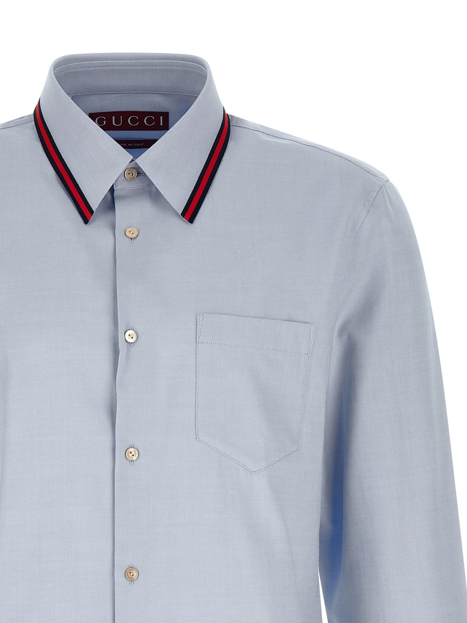 Gucci 'Web' Collar Shirt