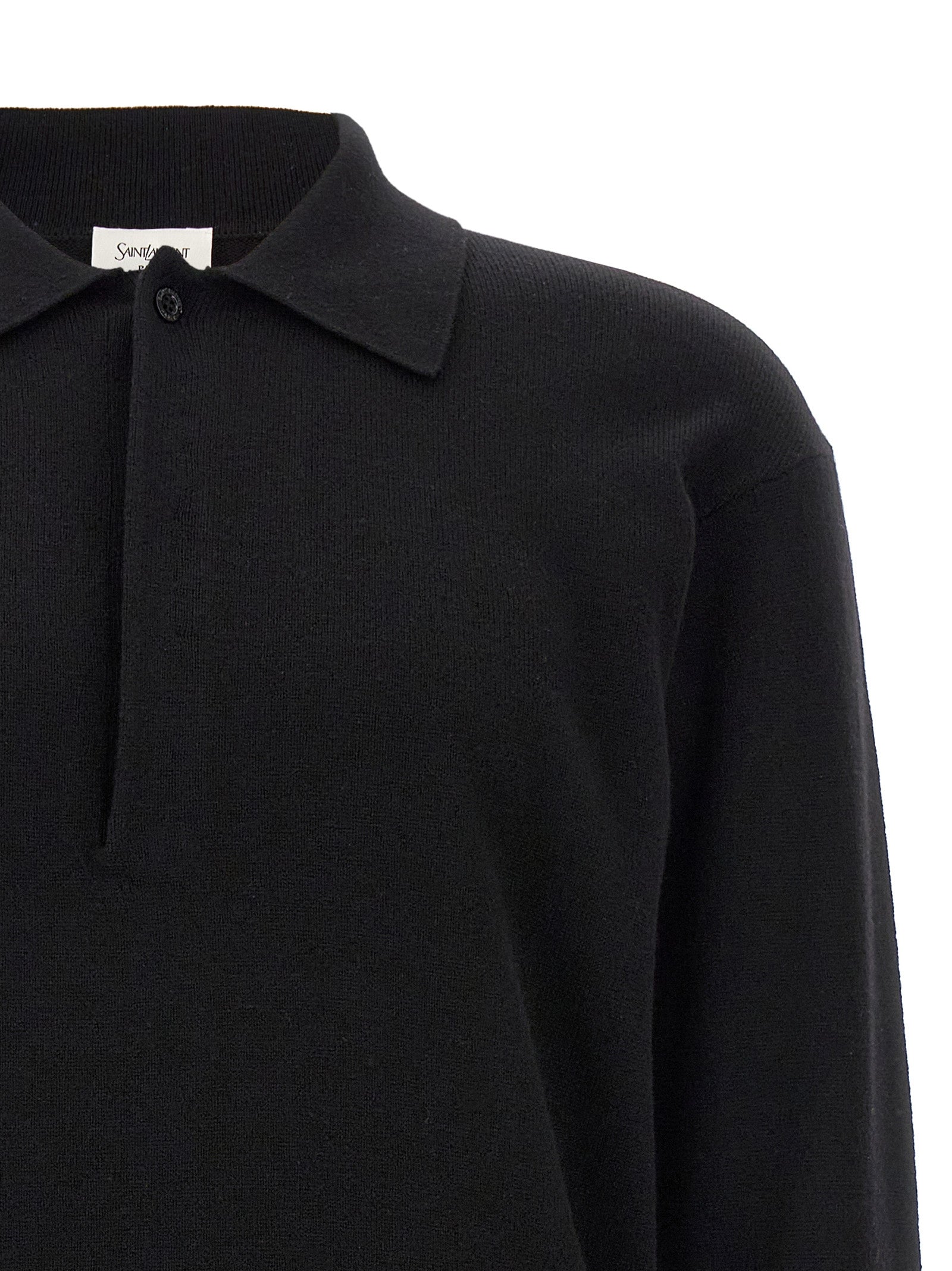 Saint Laurent Wool Polo Shirt