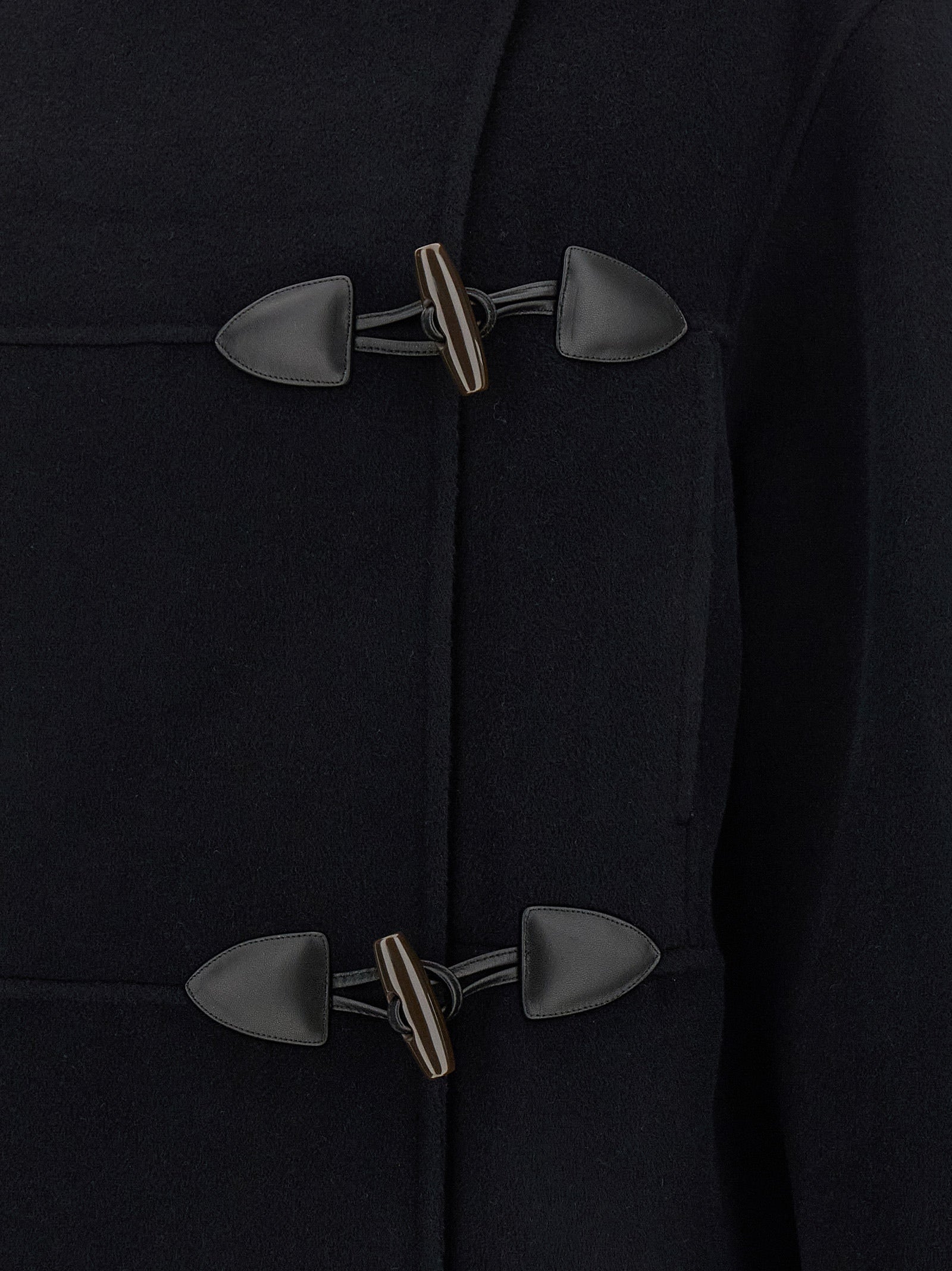 Rohe 'Duffle' Reversible Coat With Alamari