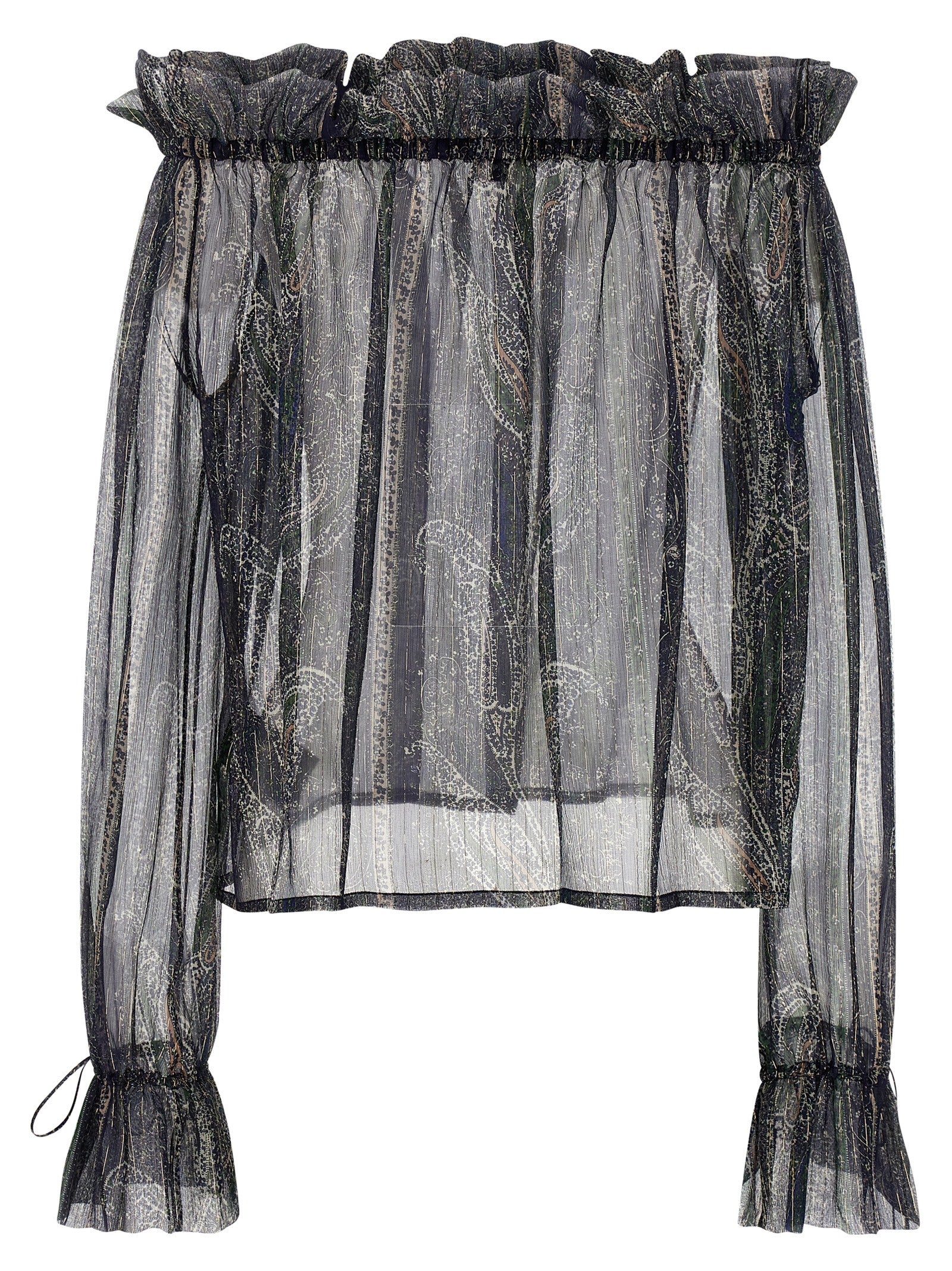 Saint Laurent Lurex Blouse