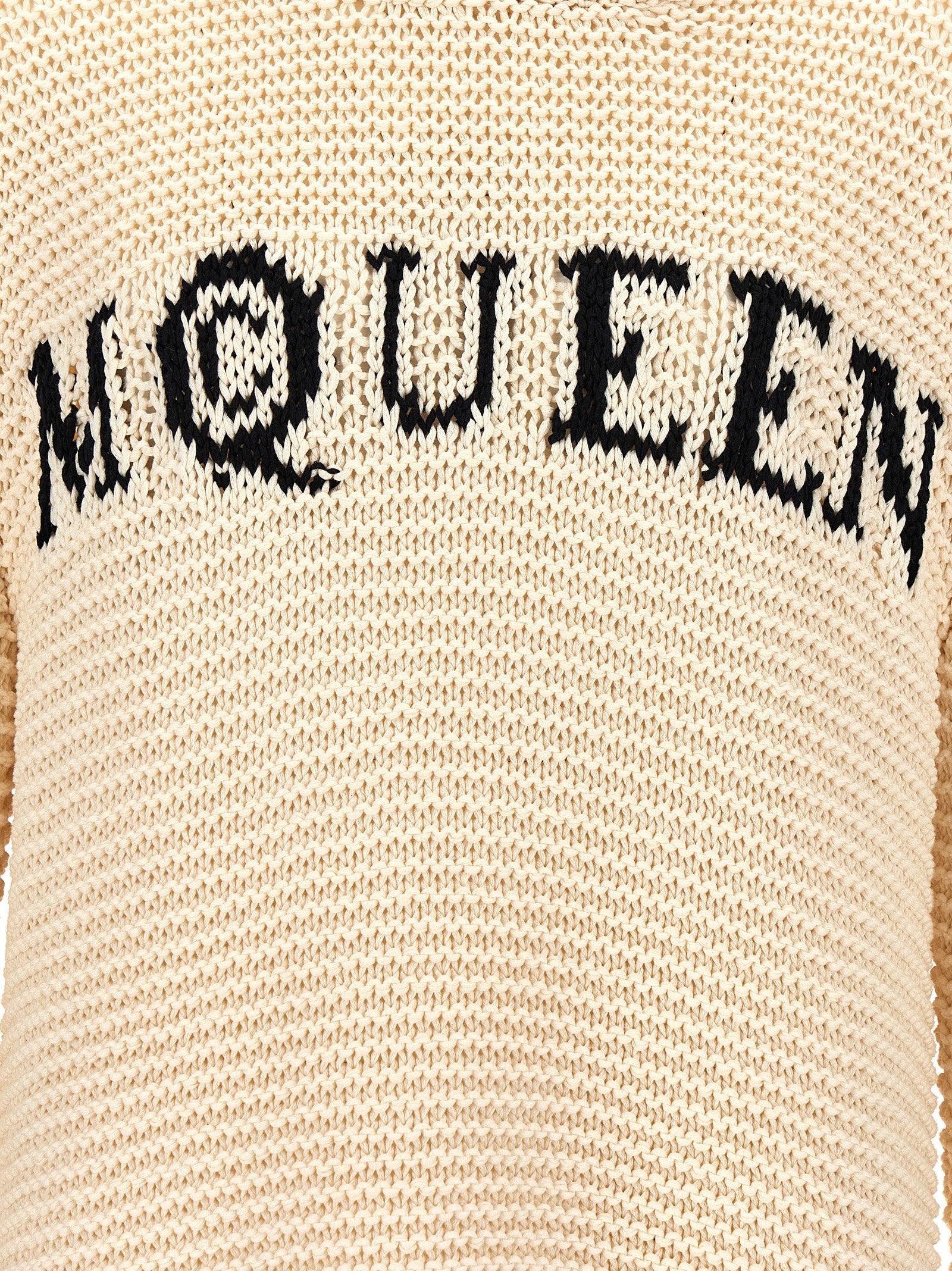 Mcqueen Inlaid Logo Hoodie