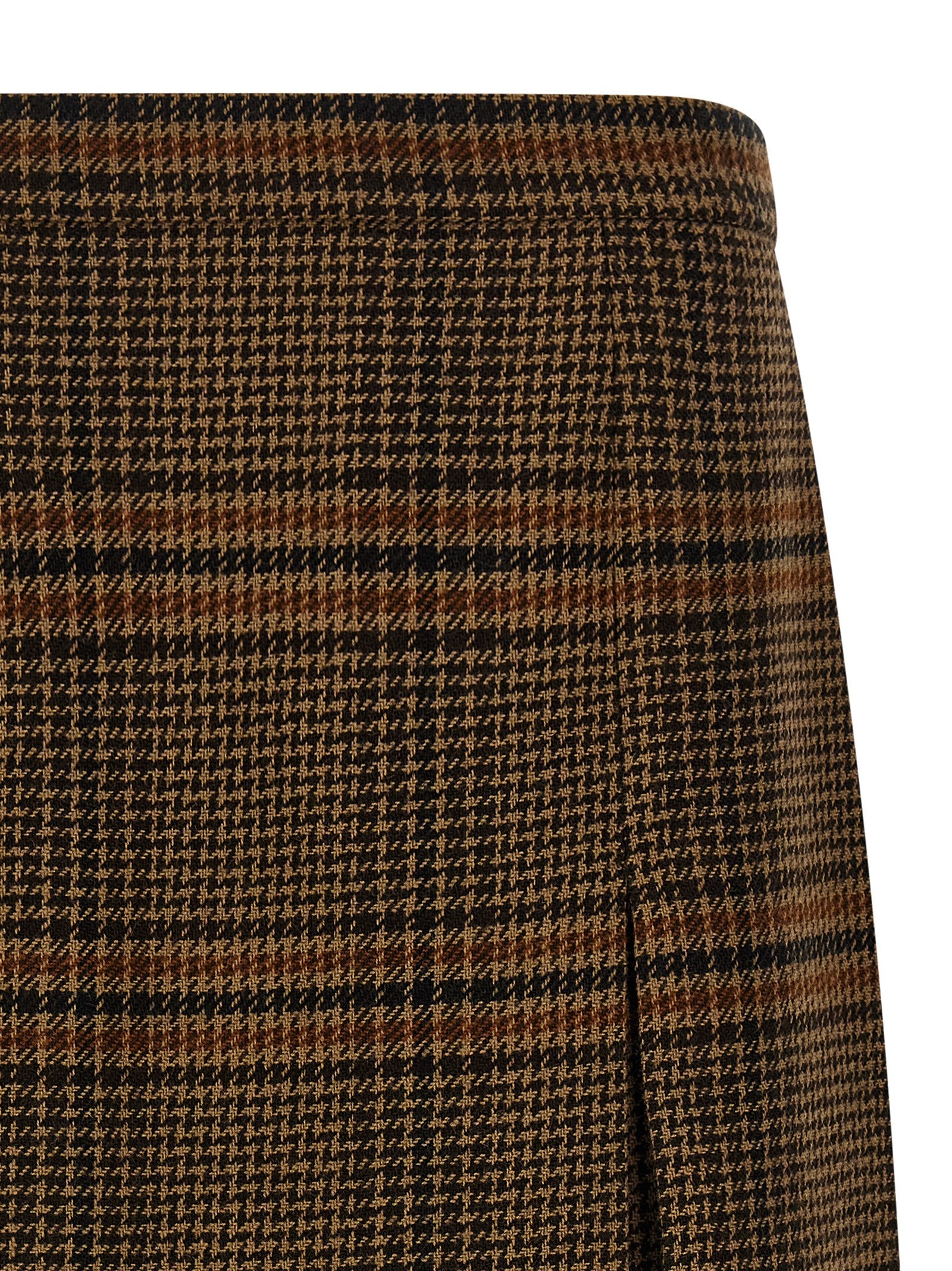 Saint Laurent Prince Of Wales Skirt