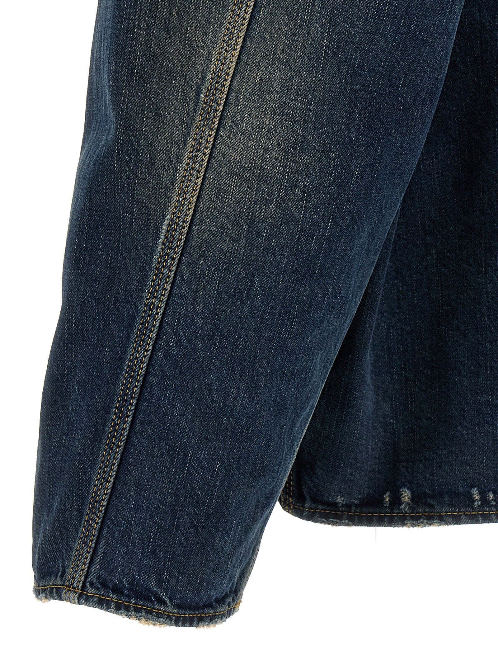 Balenciaga Denim Jacket With Used Effect