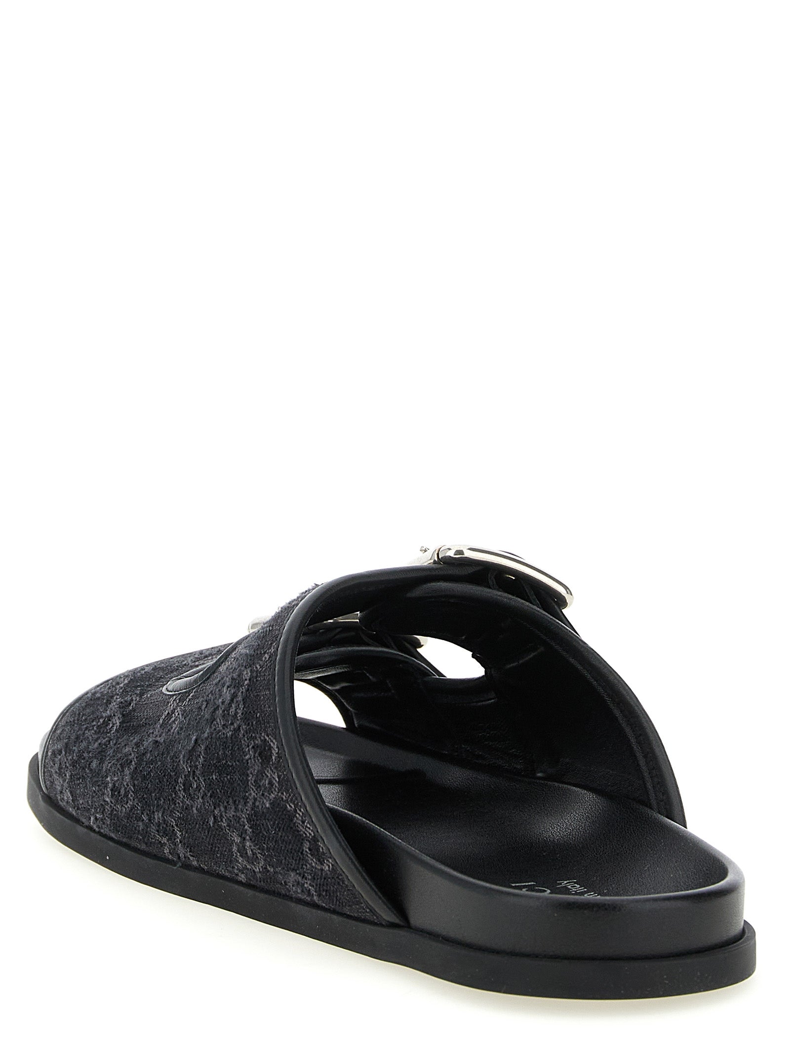 Gucci Gg Denim Slides