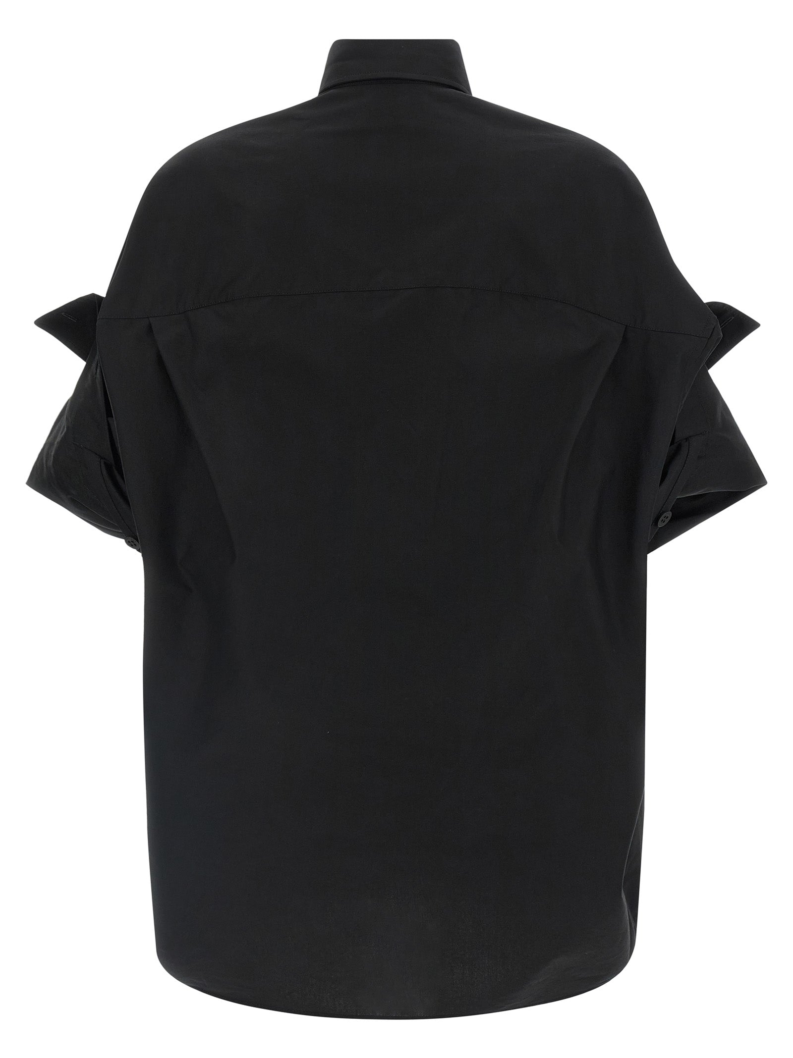 Balenciaga Turned-Up Cuffed Shirt