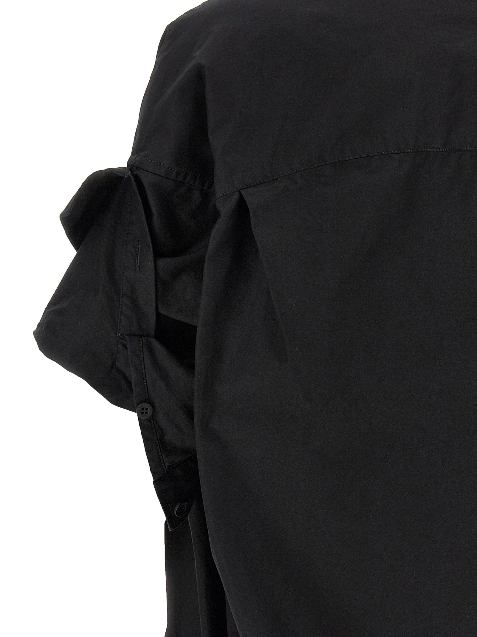 Balenciaga Turned-Up Cuffed Shirt