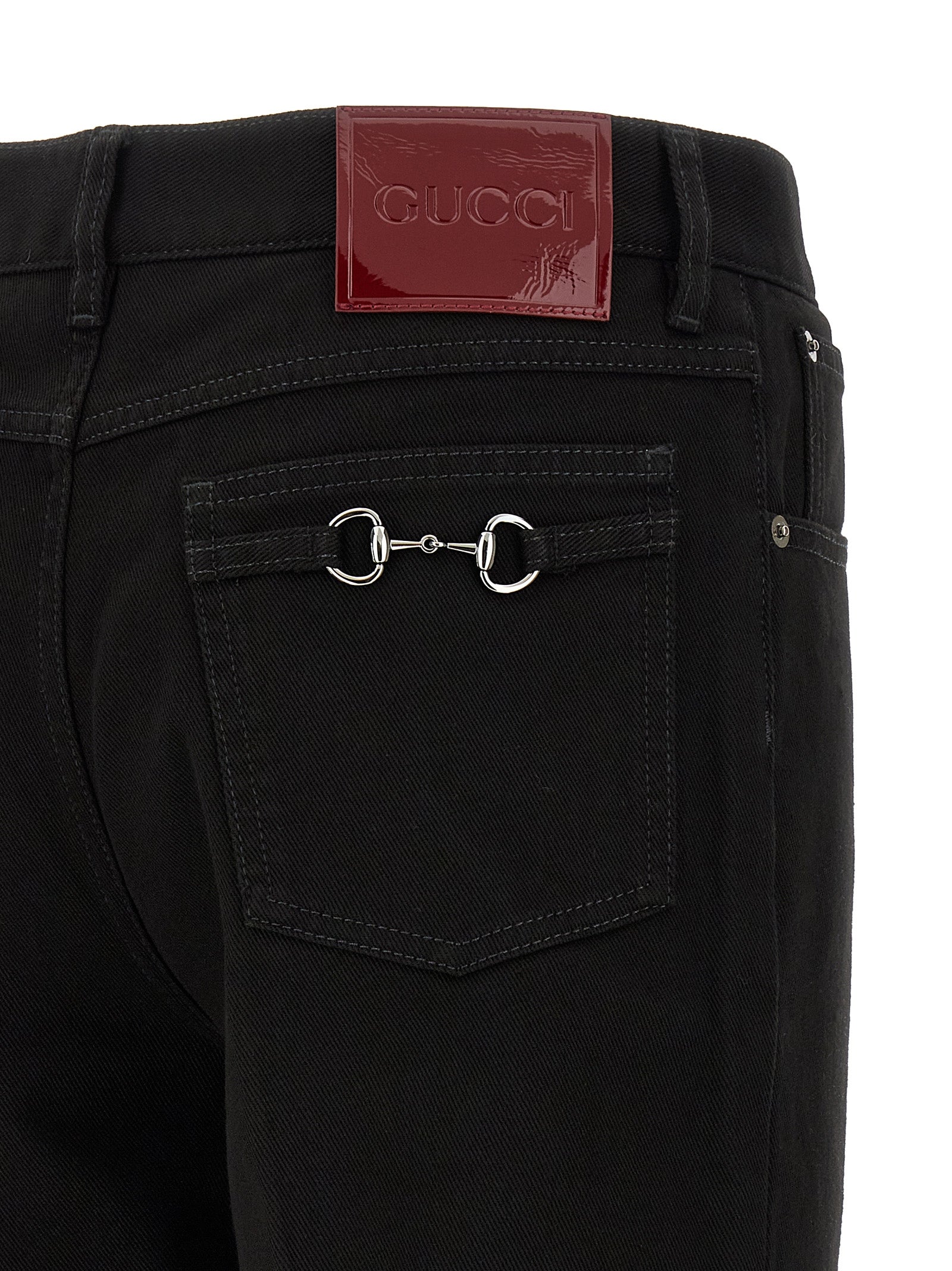 Gucci 'Morsetto' Cropped Jeans