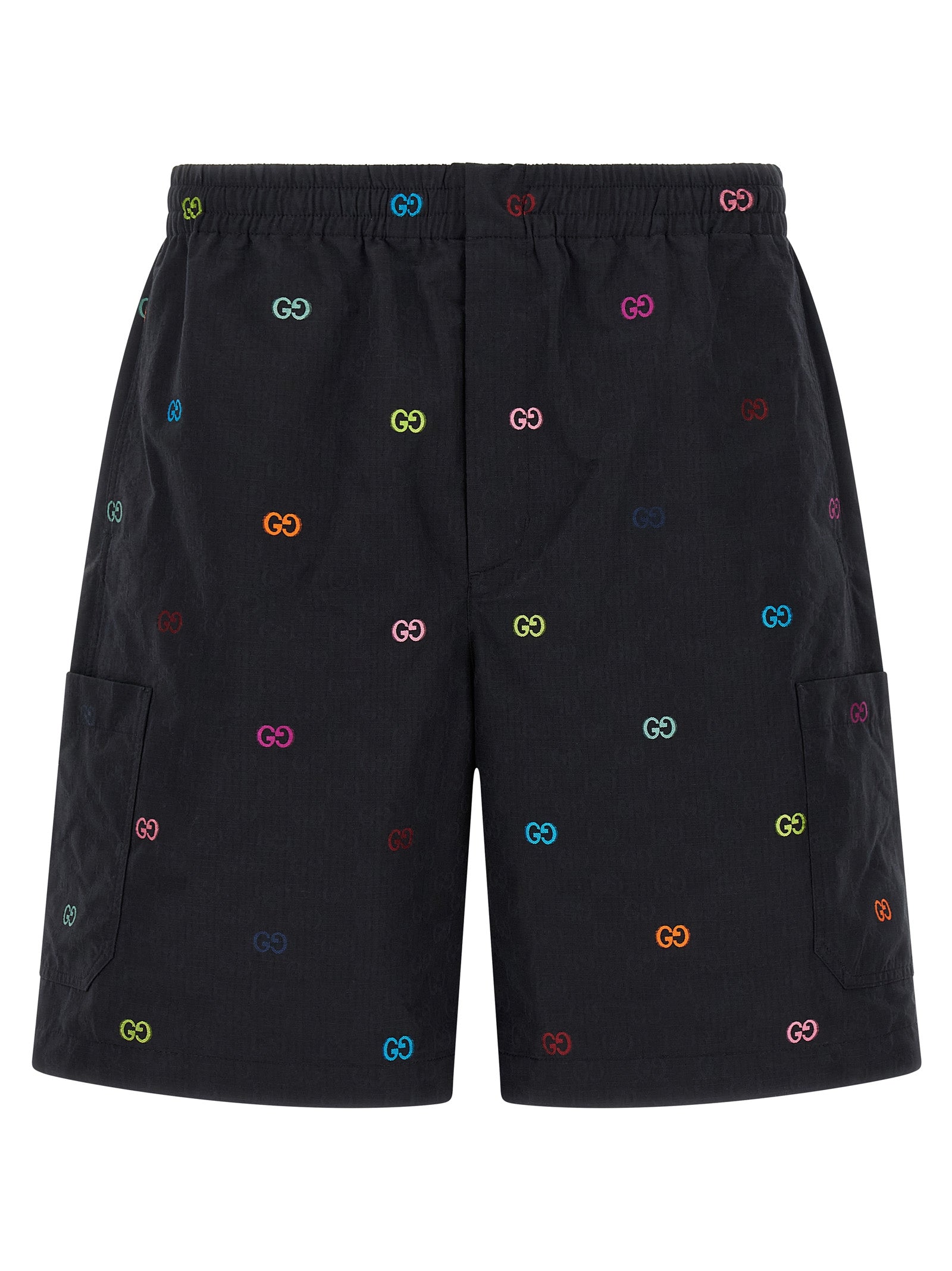 Gucci Multicolor Fil Coupé Bermuda Shorts