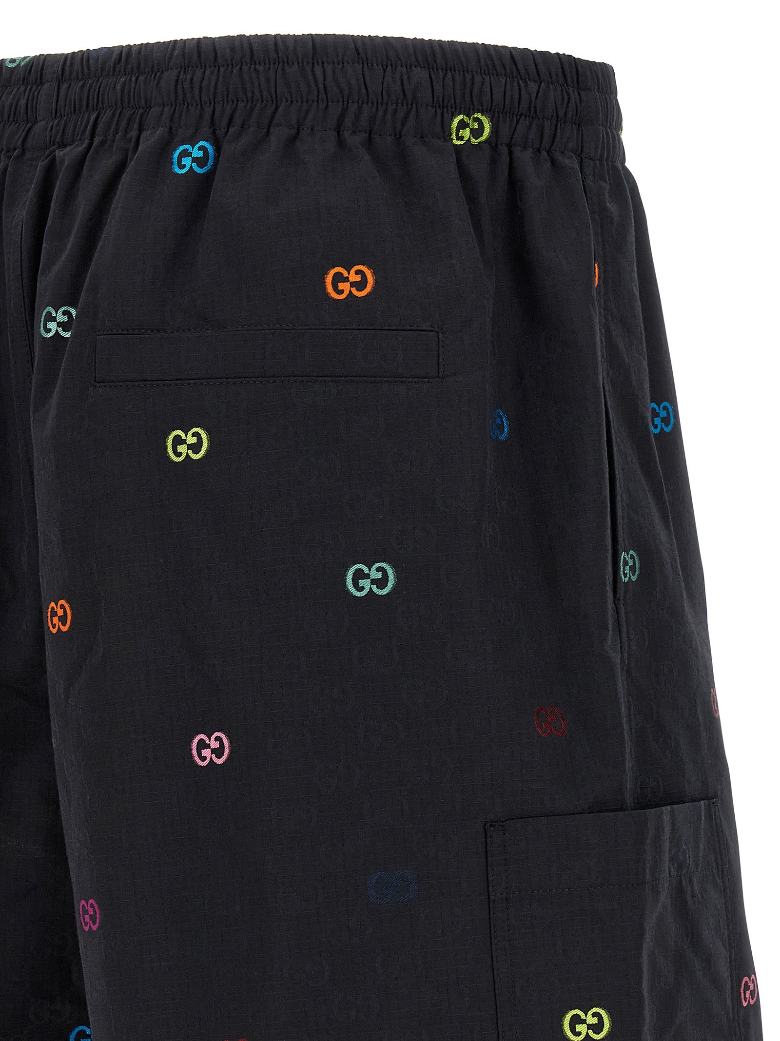 Gucci Multicolor Fil Coupé Bermuda Shorts