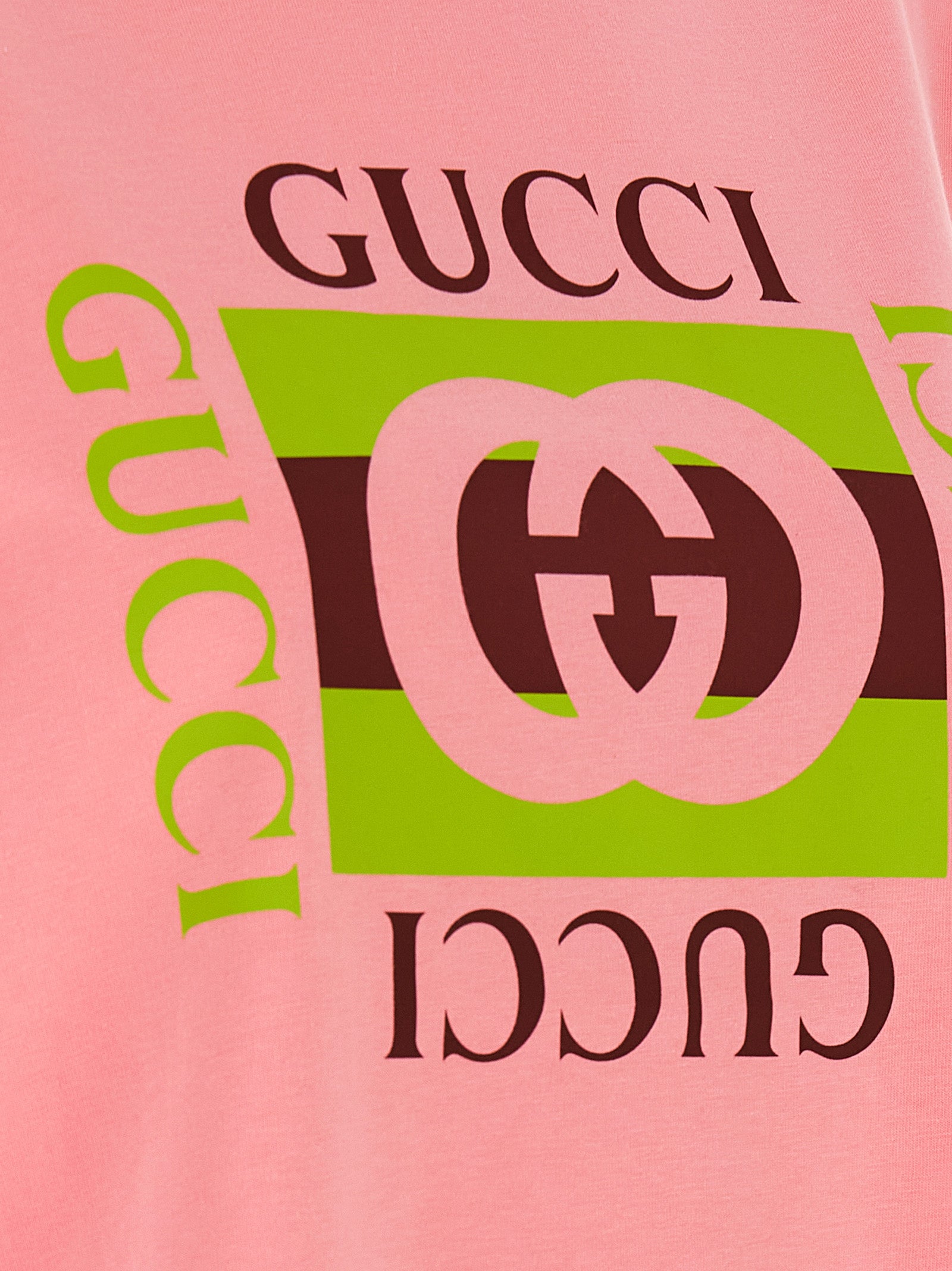 Gucci 'Gucci Incrocio Gg E Web' Print T-Shirt
