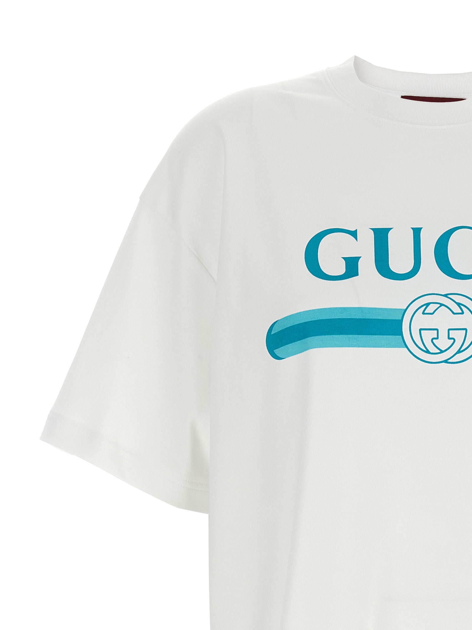 Gucci 'Gucci Incrocio Gg E Web' Print T-Shirt