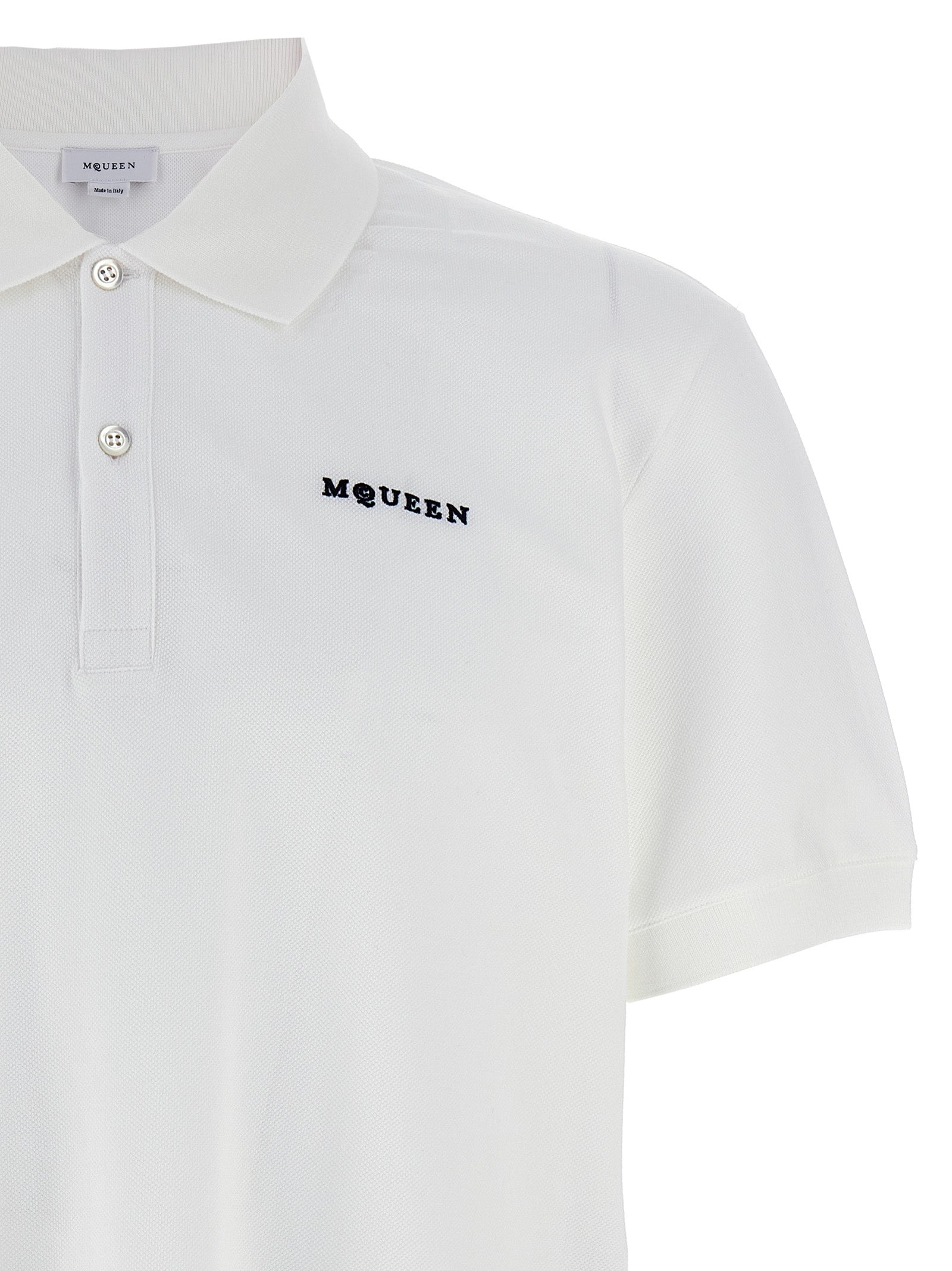 Mcqueen Logo Embroidery Polo Shirt