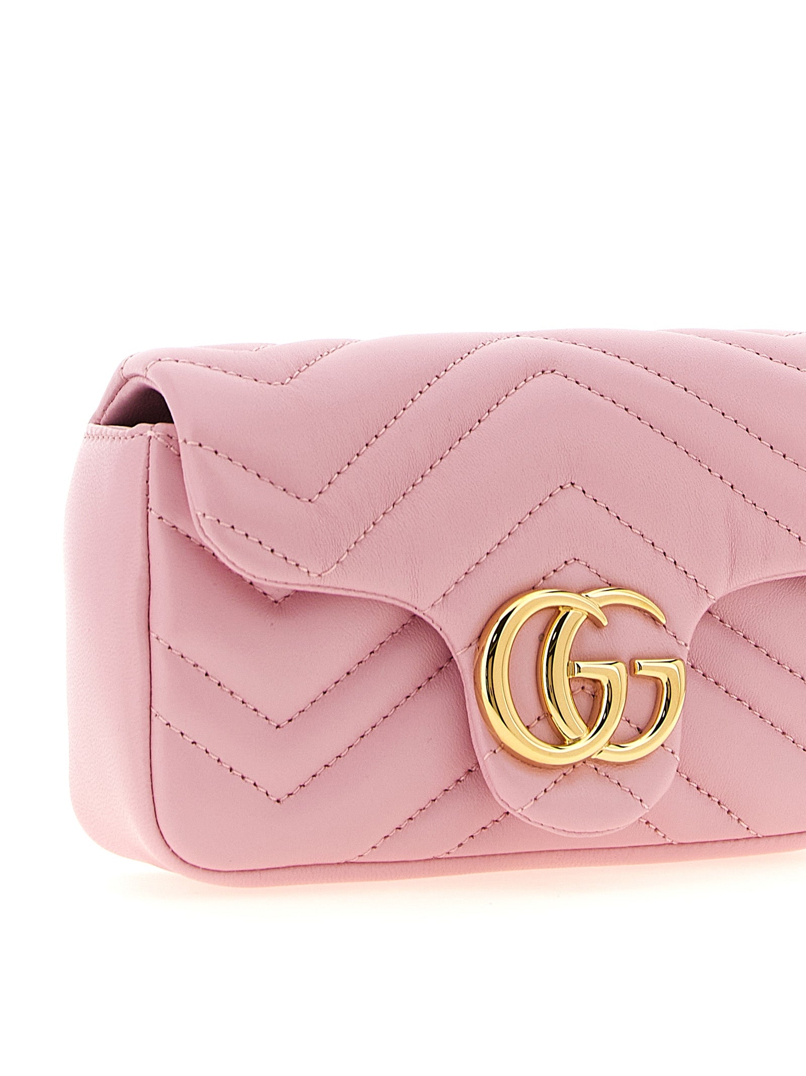 Gucci 'Gg Marmont' Chevron Crossbody Bag