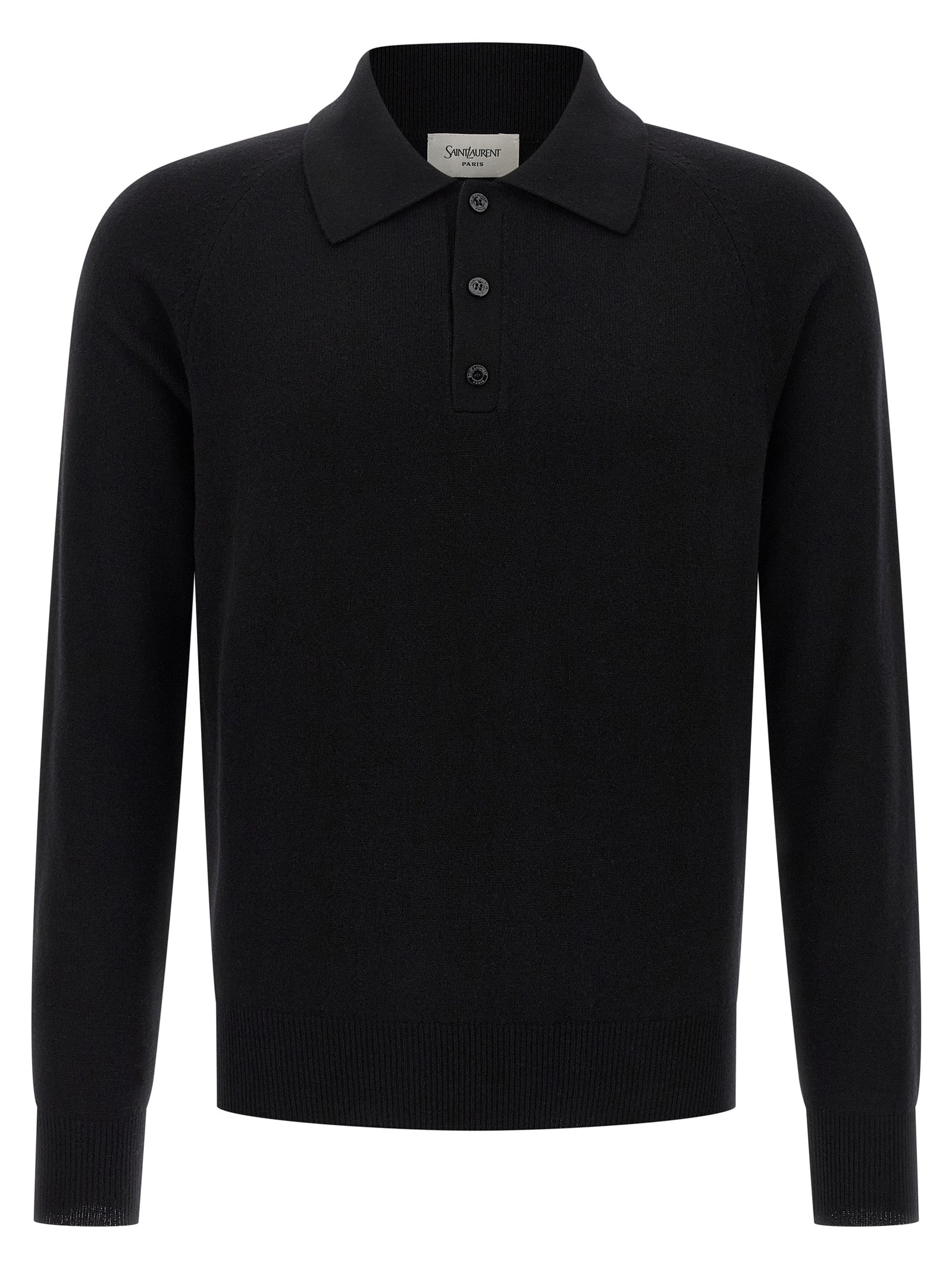Saint Laurent Wool Polo Shirt