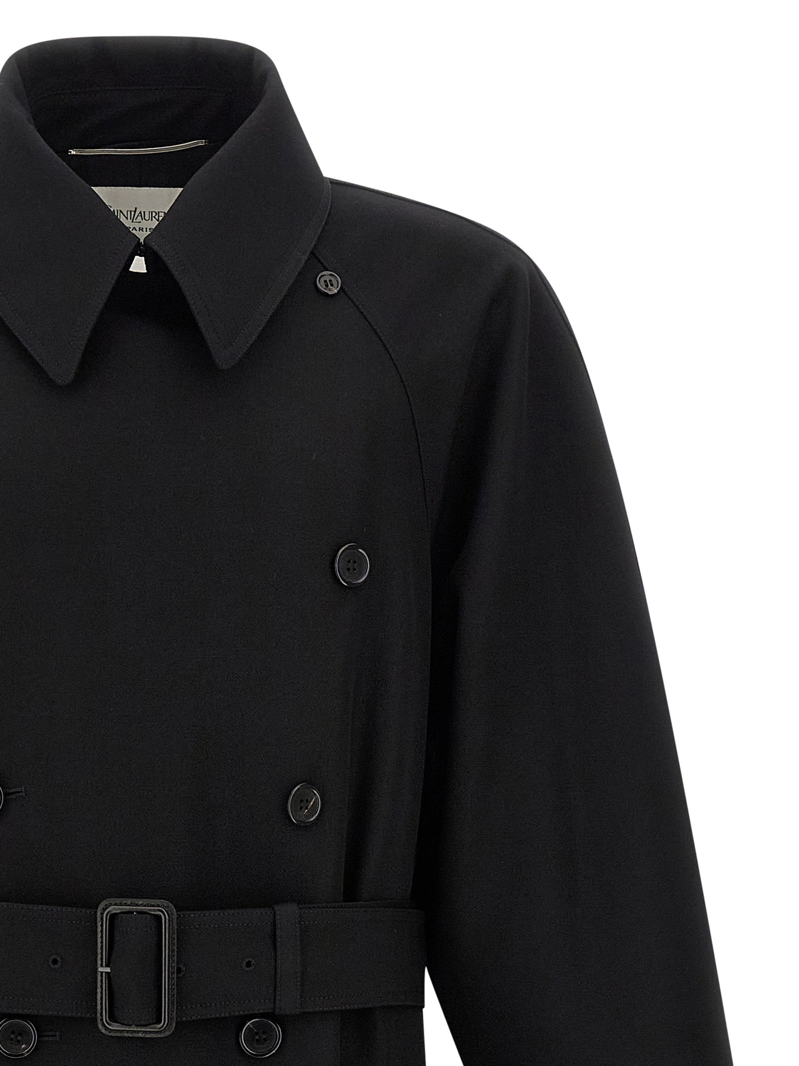 Saint Laurent Double-Breasted Coat