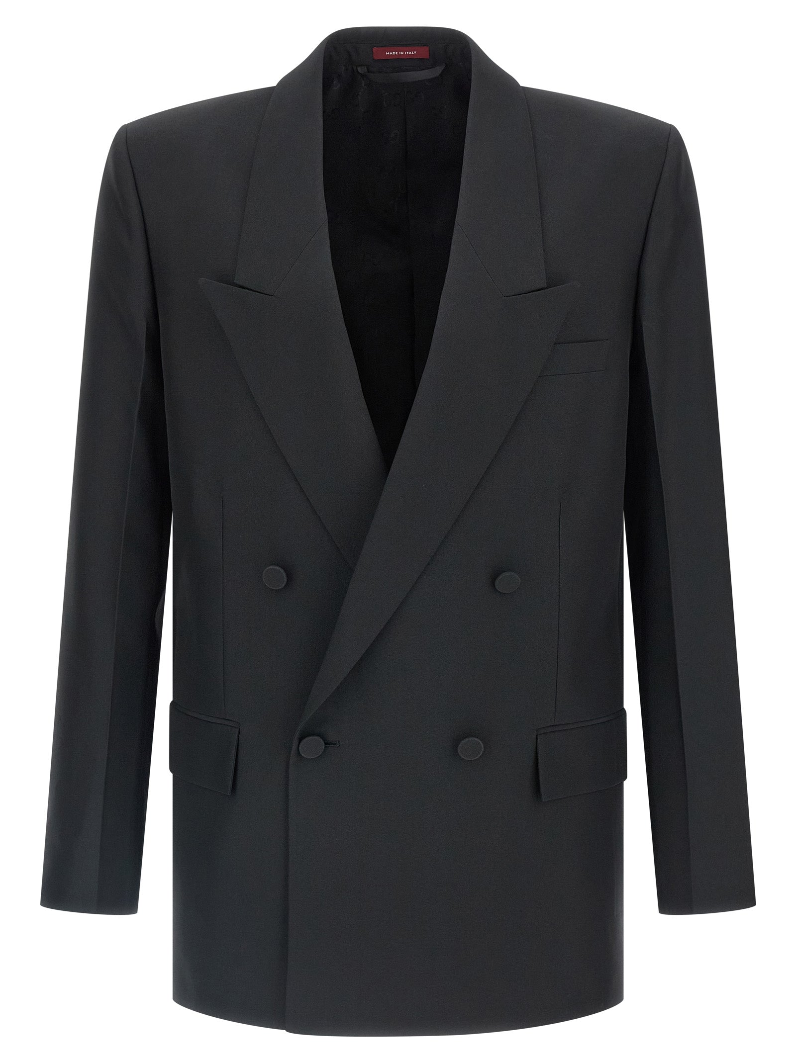 Gucci Double-Breasted Technical Panama Blazer