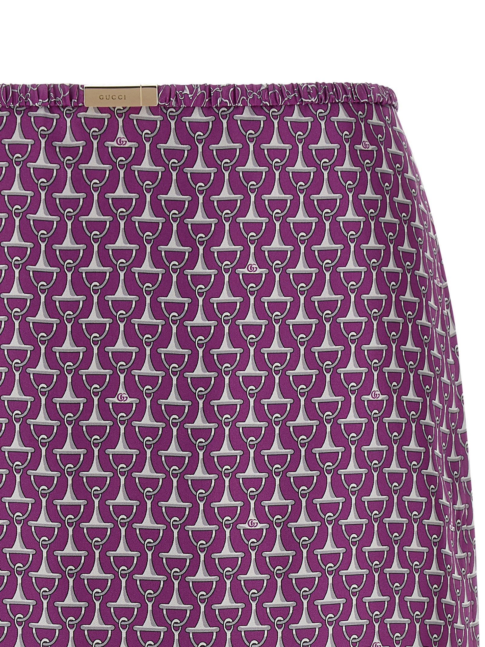 Gucci 'Morsetto' Print Skirt